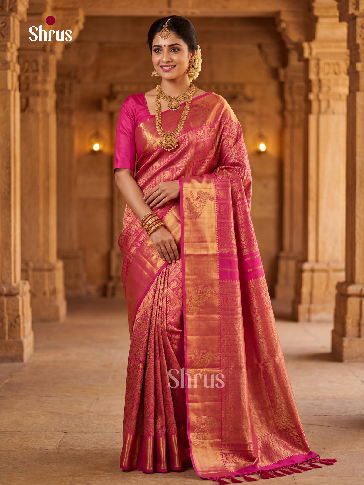 Kanchipuram silk Saree - EGS03263