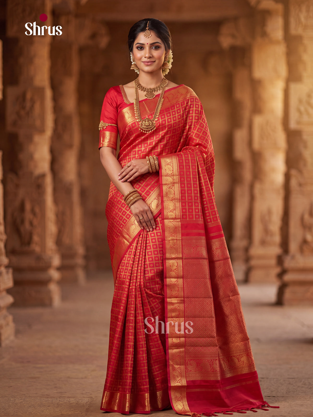 Kanchipuram silk Saree - EGS03342