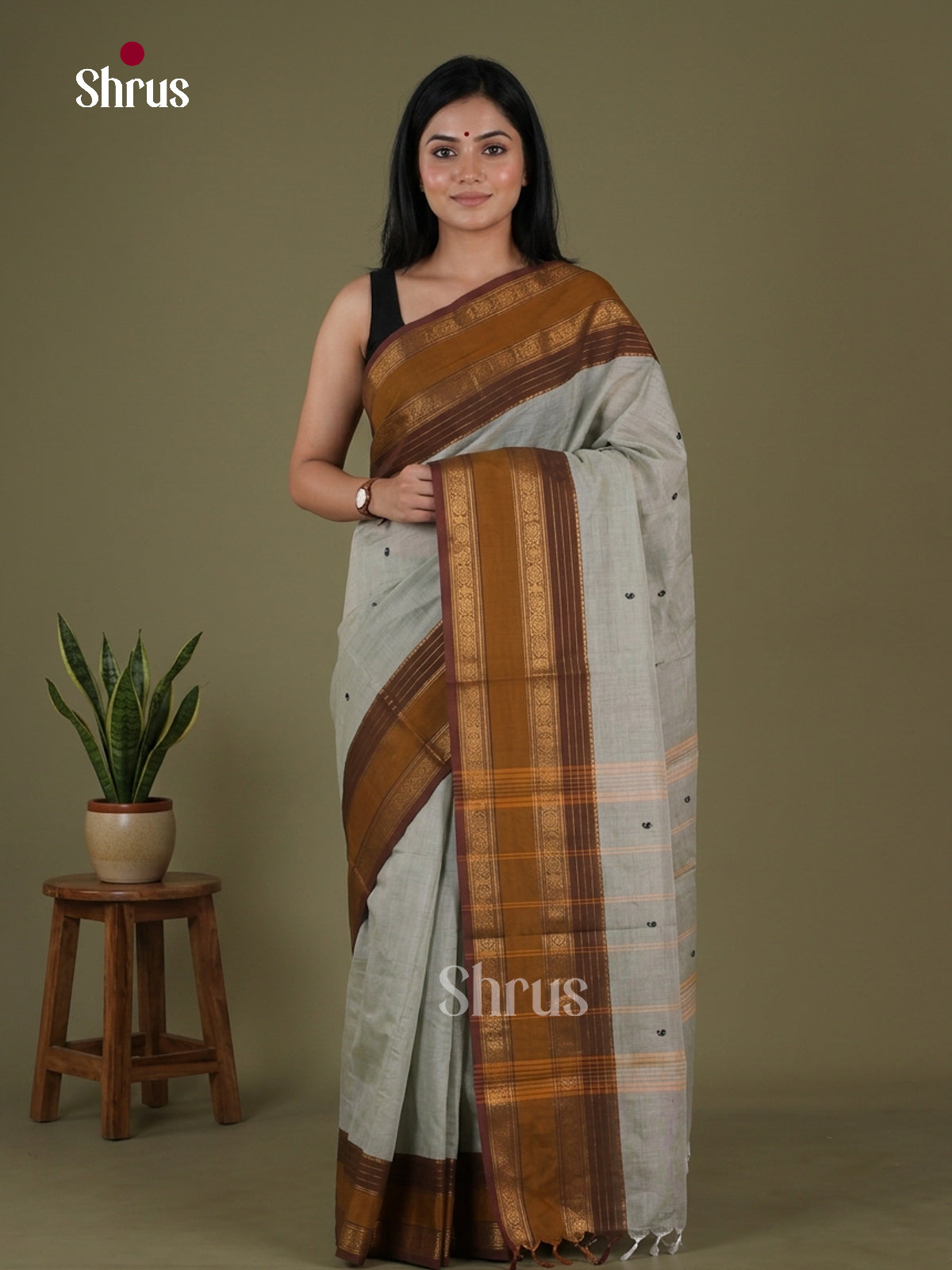 Chettinad Cotton Saree - EGS03416 - Shop on Shrus.com