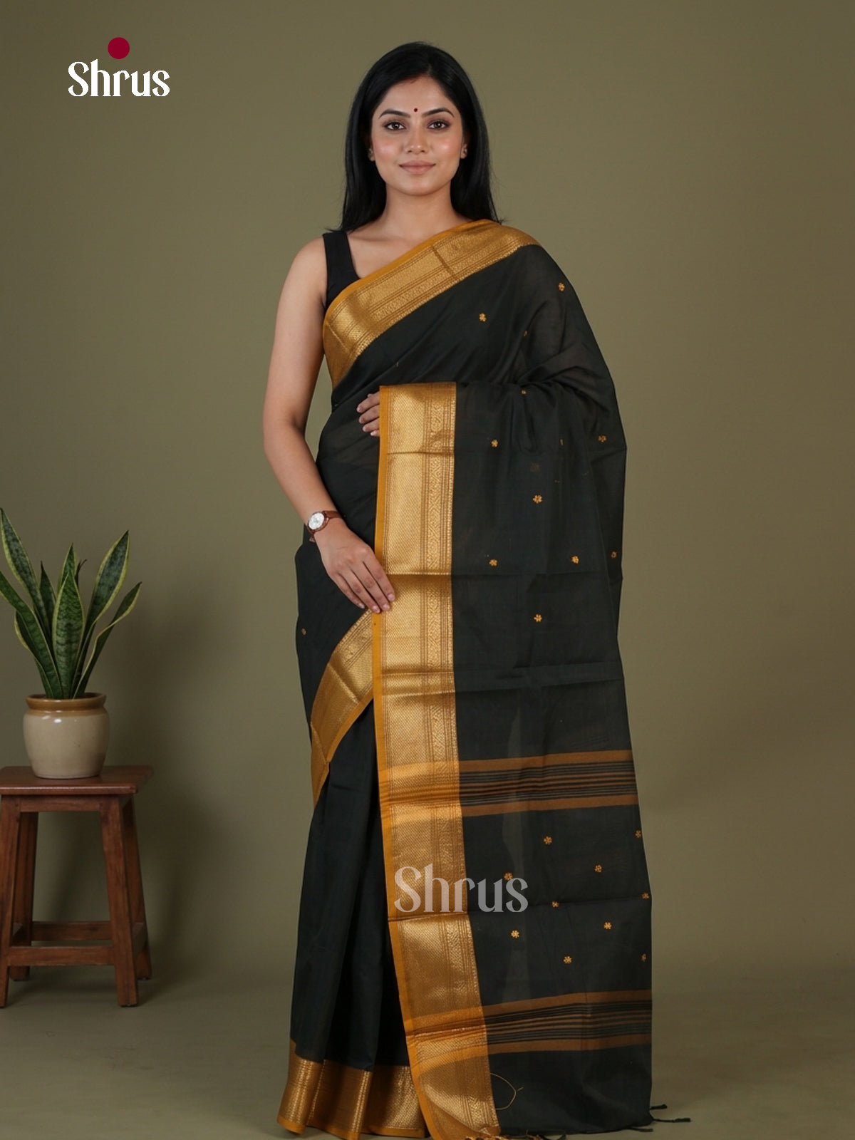 Chettinad Cotton Saree - EGS03427 - Shop on Shrus.com