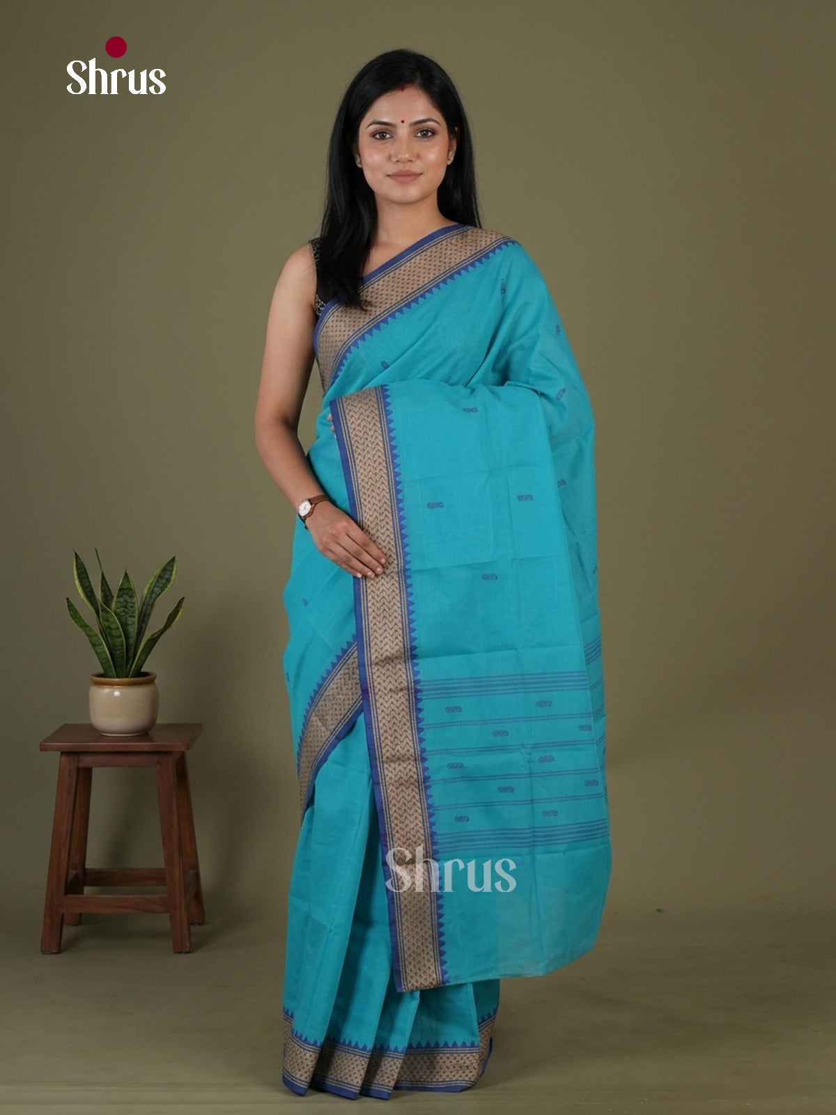 Chettinad Cotton Saree - EGS08014 - Shop on Shrus.com