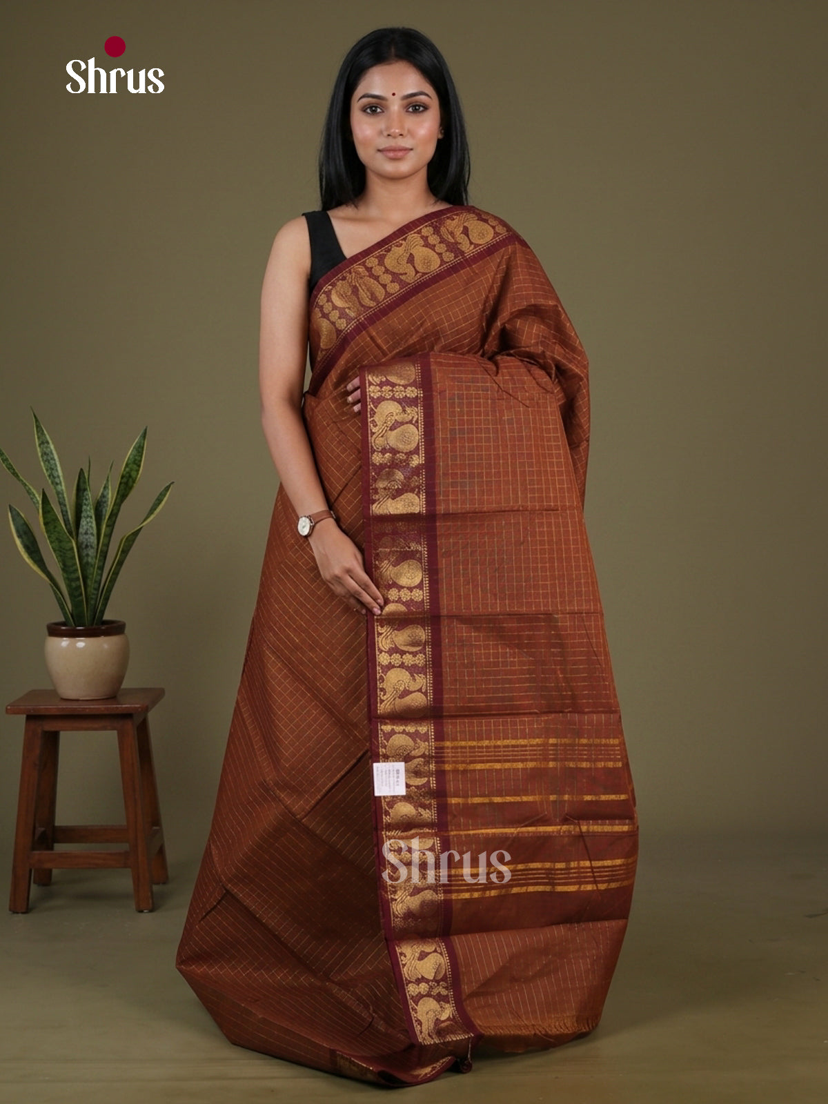 Sungudi Cotton Saree - EGS09042