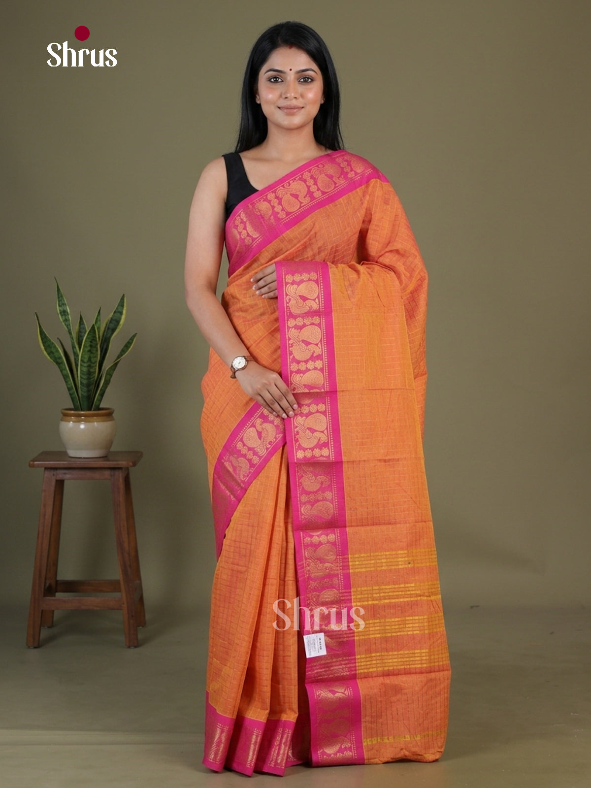 Sungudi Cotton Saree - EGS09047