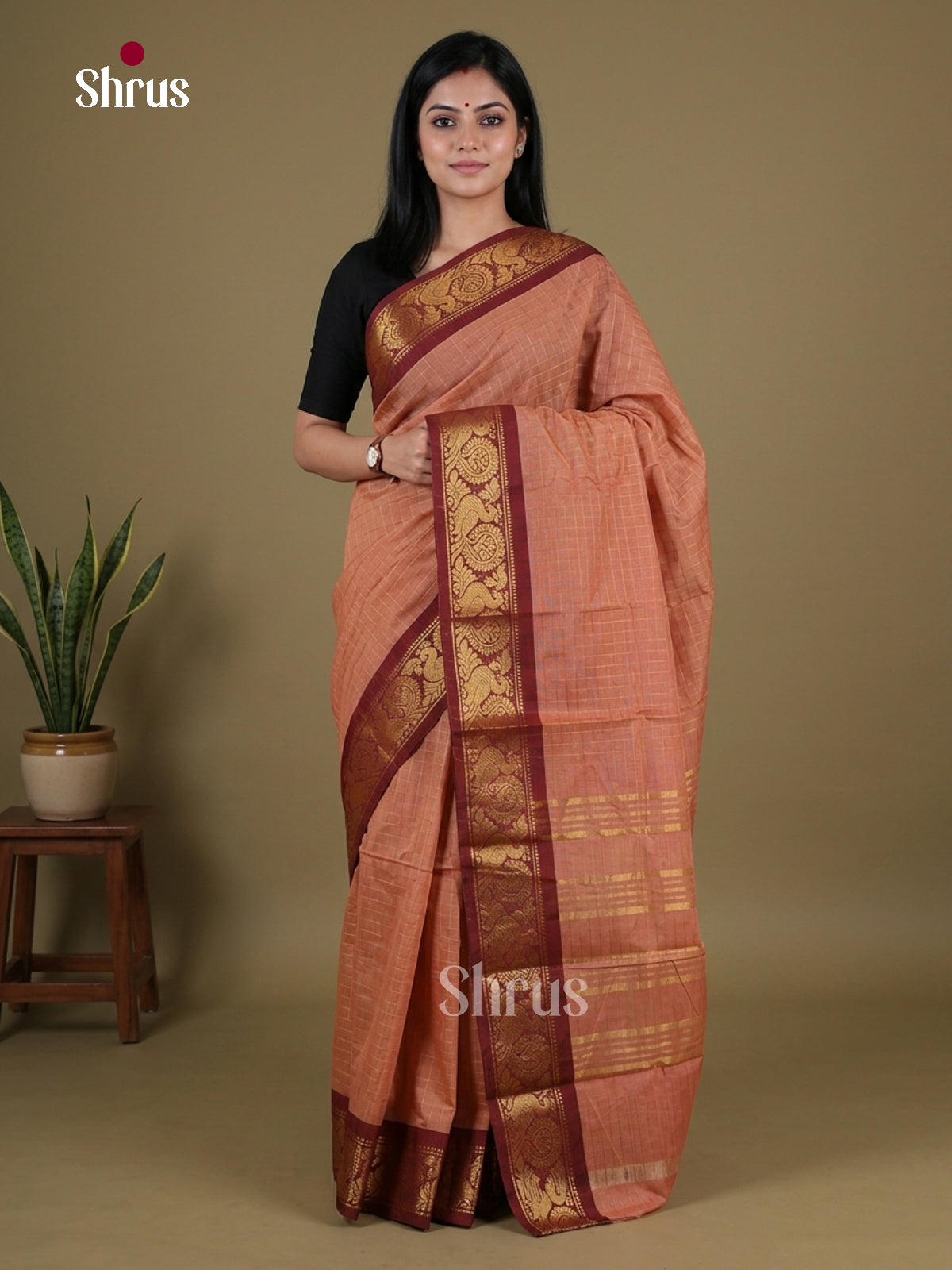 Sungudi Cotton Saree - EGS09051