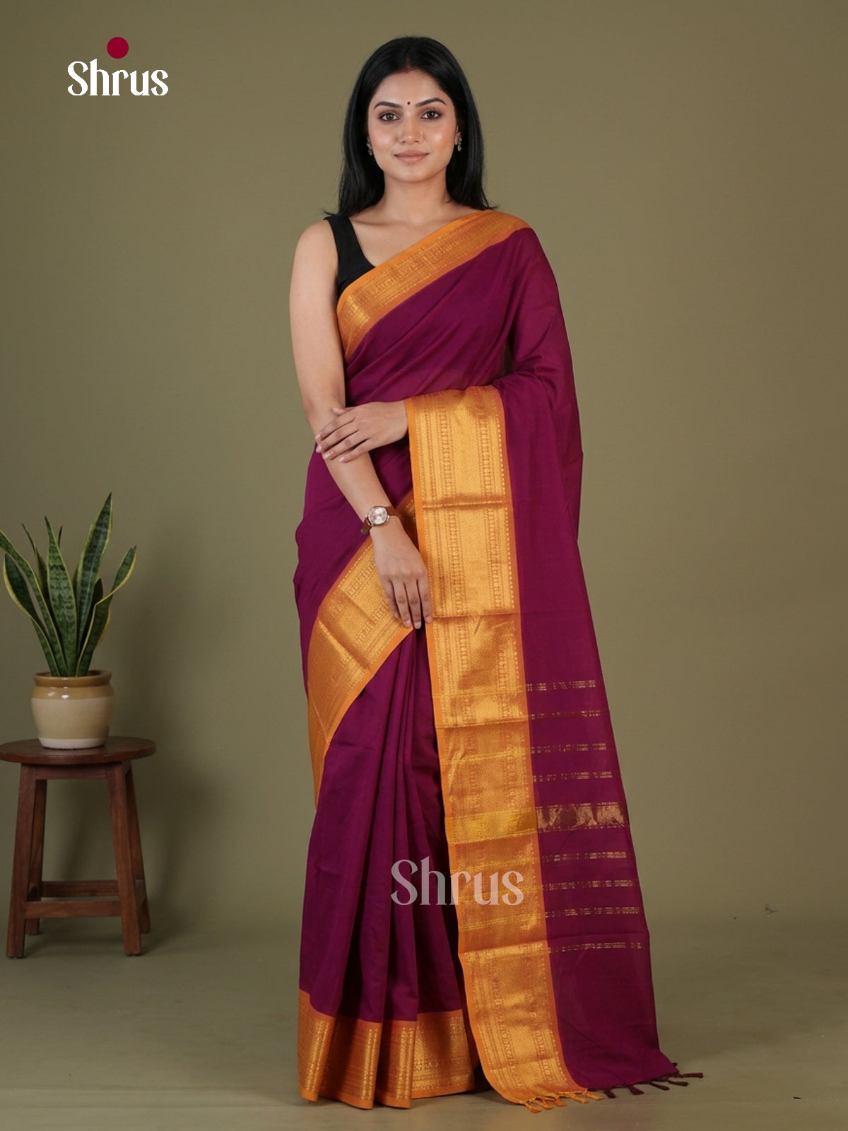 Chettinad Cotton Saree - EGS09068 - Shop on Shrus.com