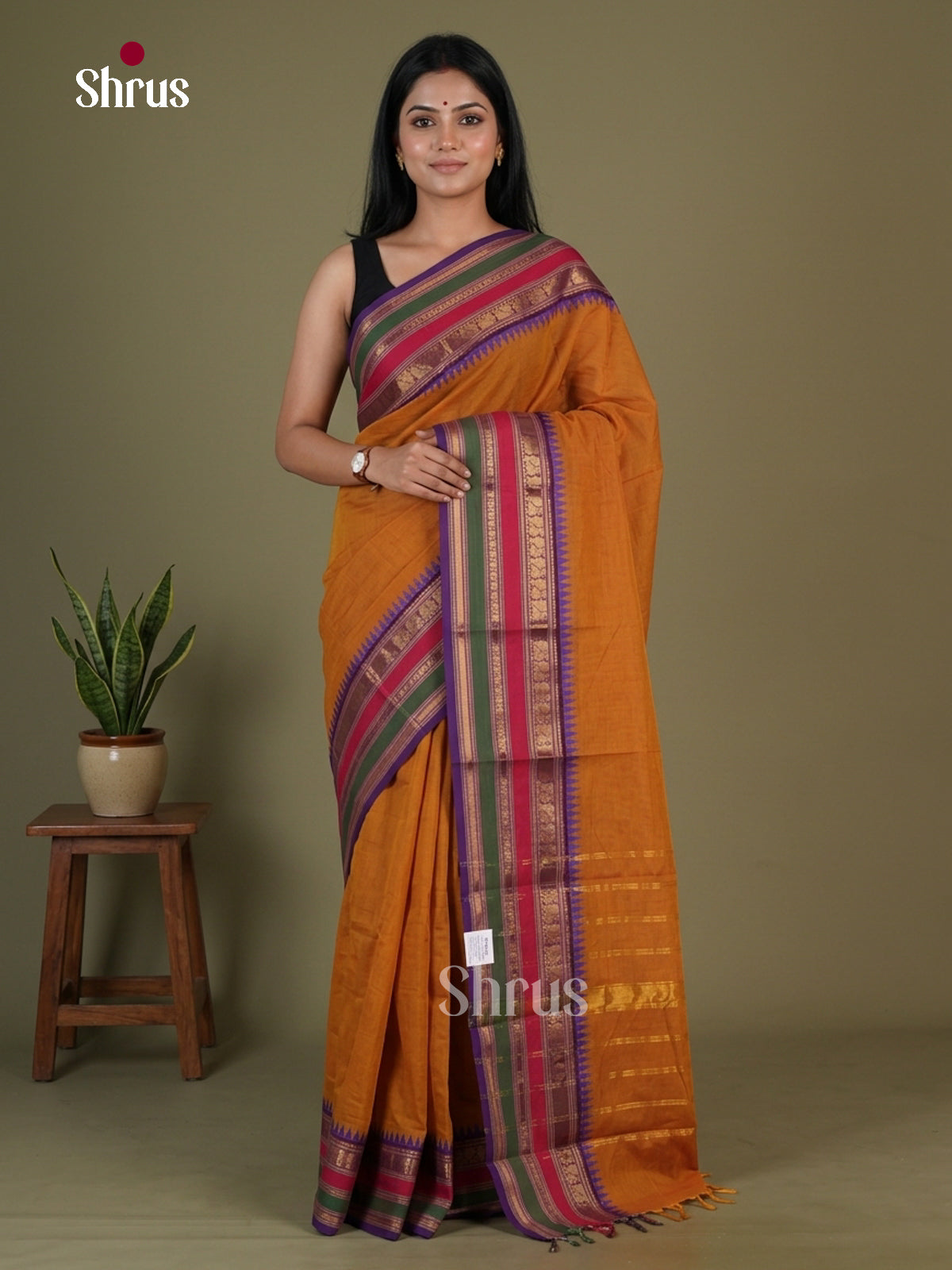Chettinad Cotton Saree - EGS09074 - Shop on Shrus.com