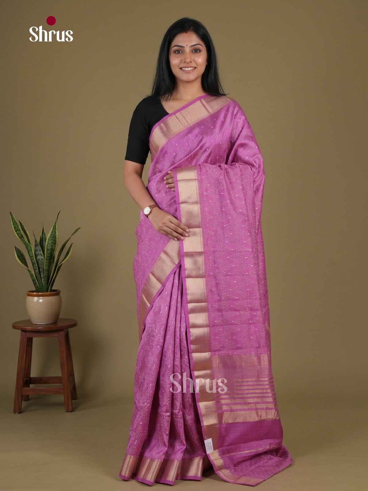 Semi Rawsilk Saree - EGS10013