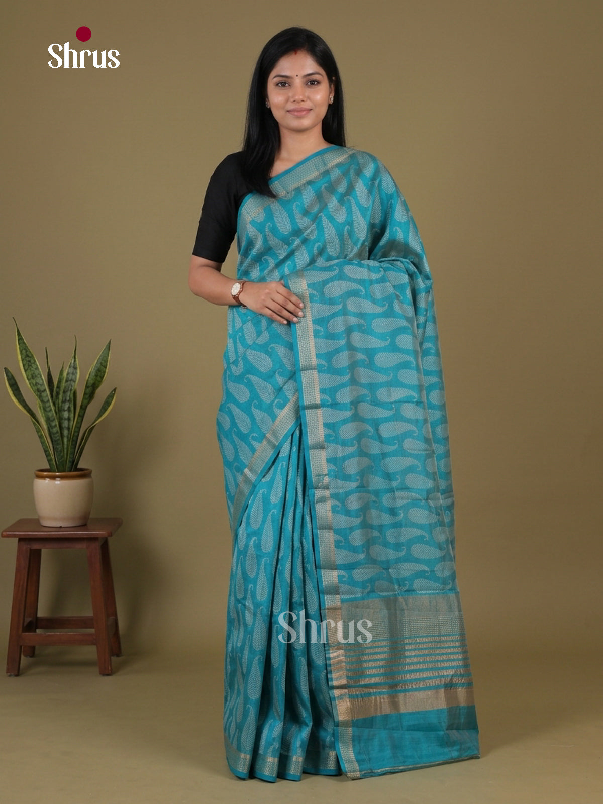 Semi Rawsilk Saree - EGS10014