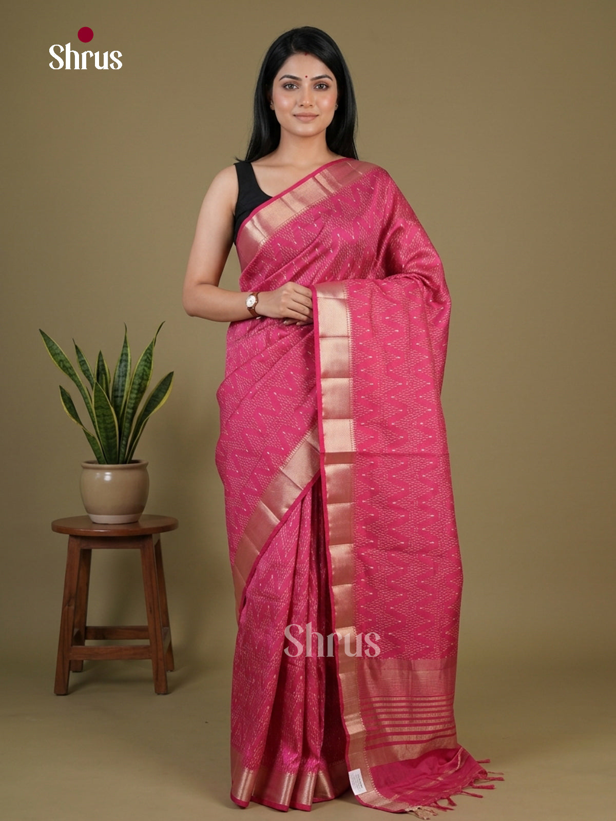 Semi Rawsilk Saree - EGS10035