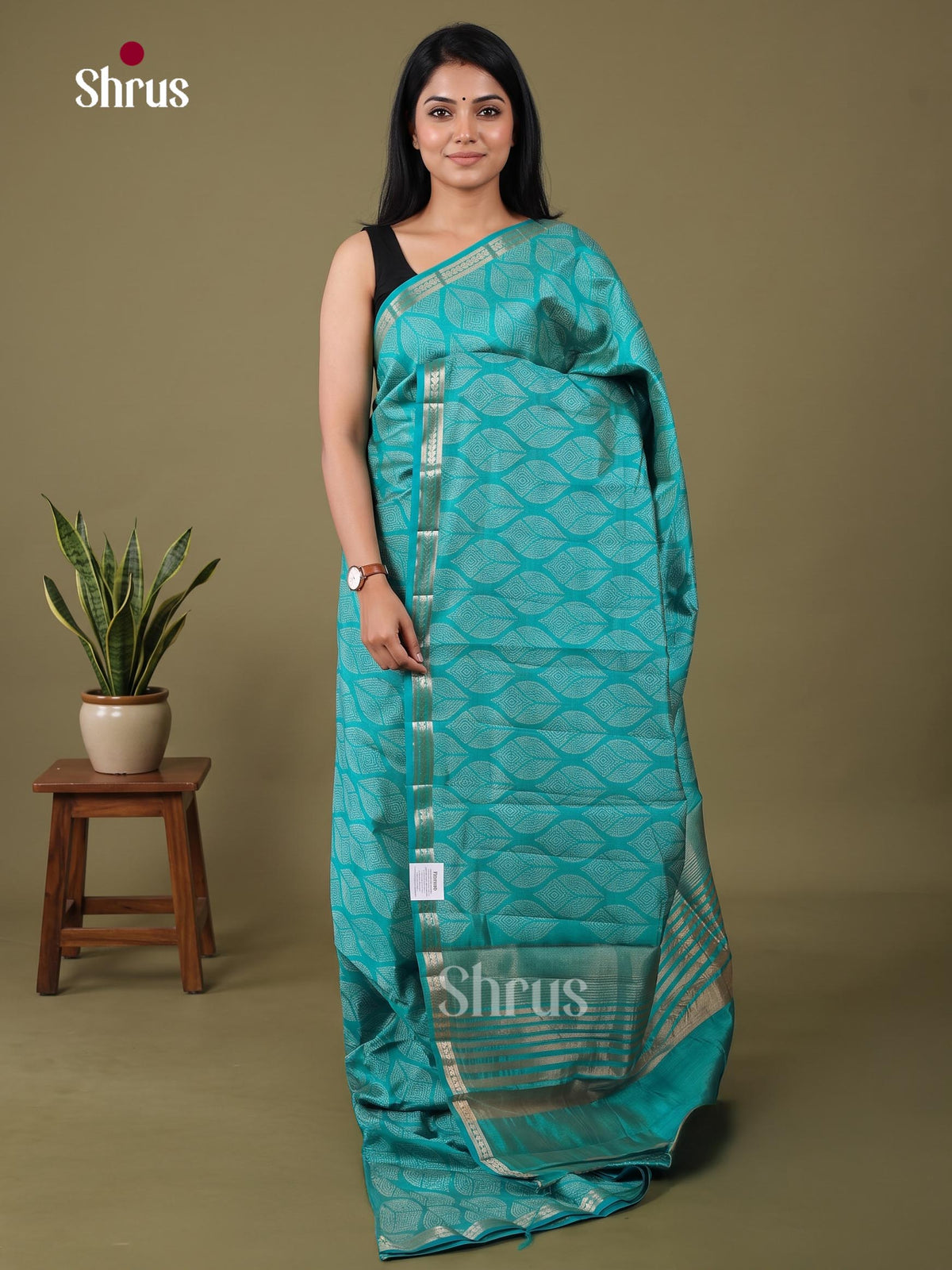 Semi Rawsilk Saree - EGS10090