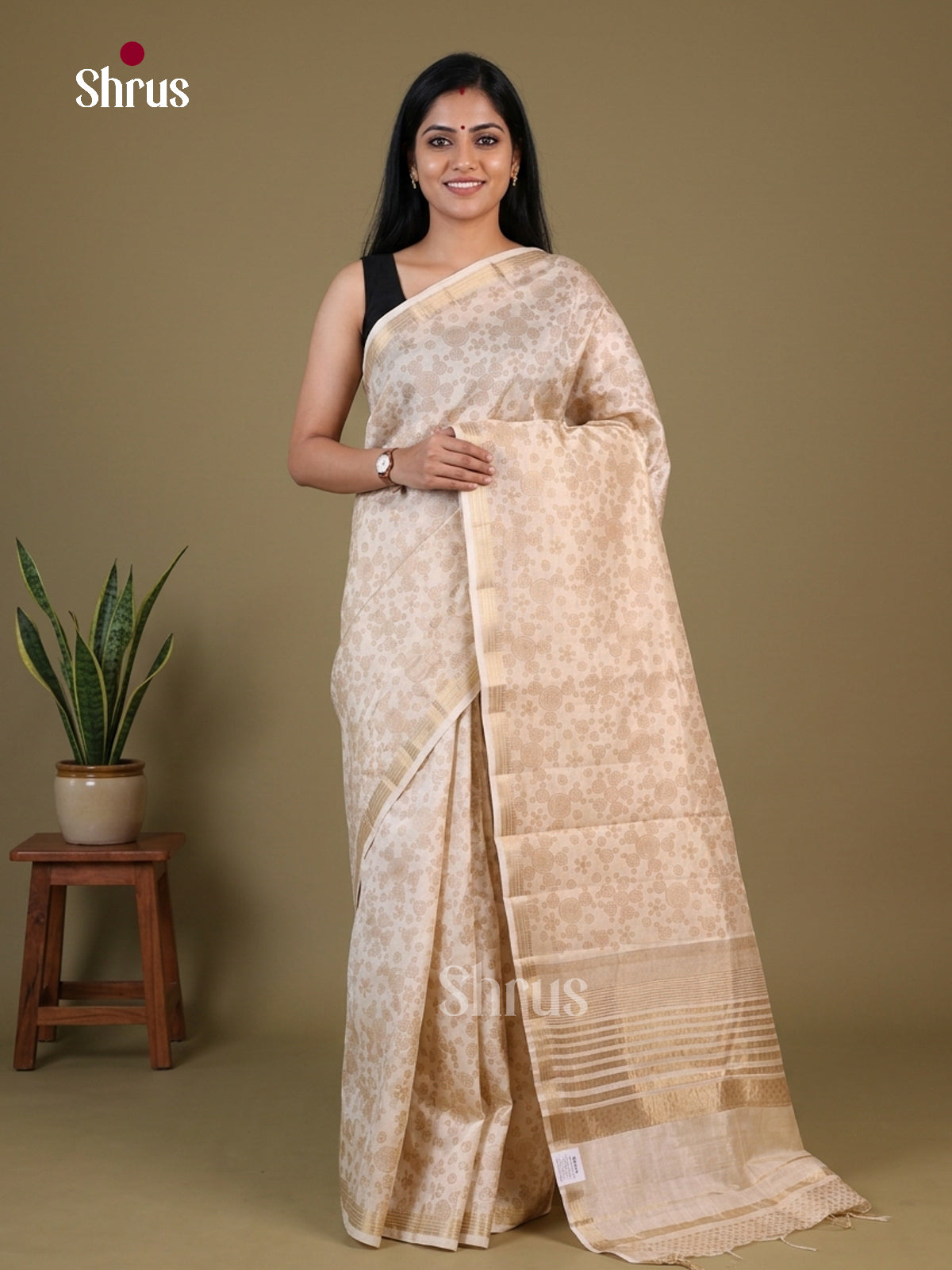 Semi Rawsilk Saree - EGS10103