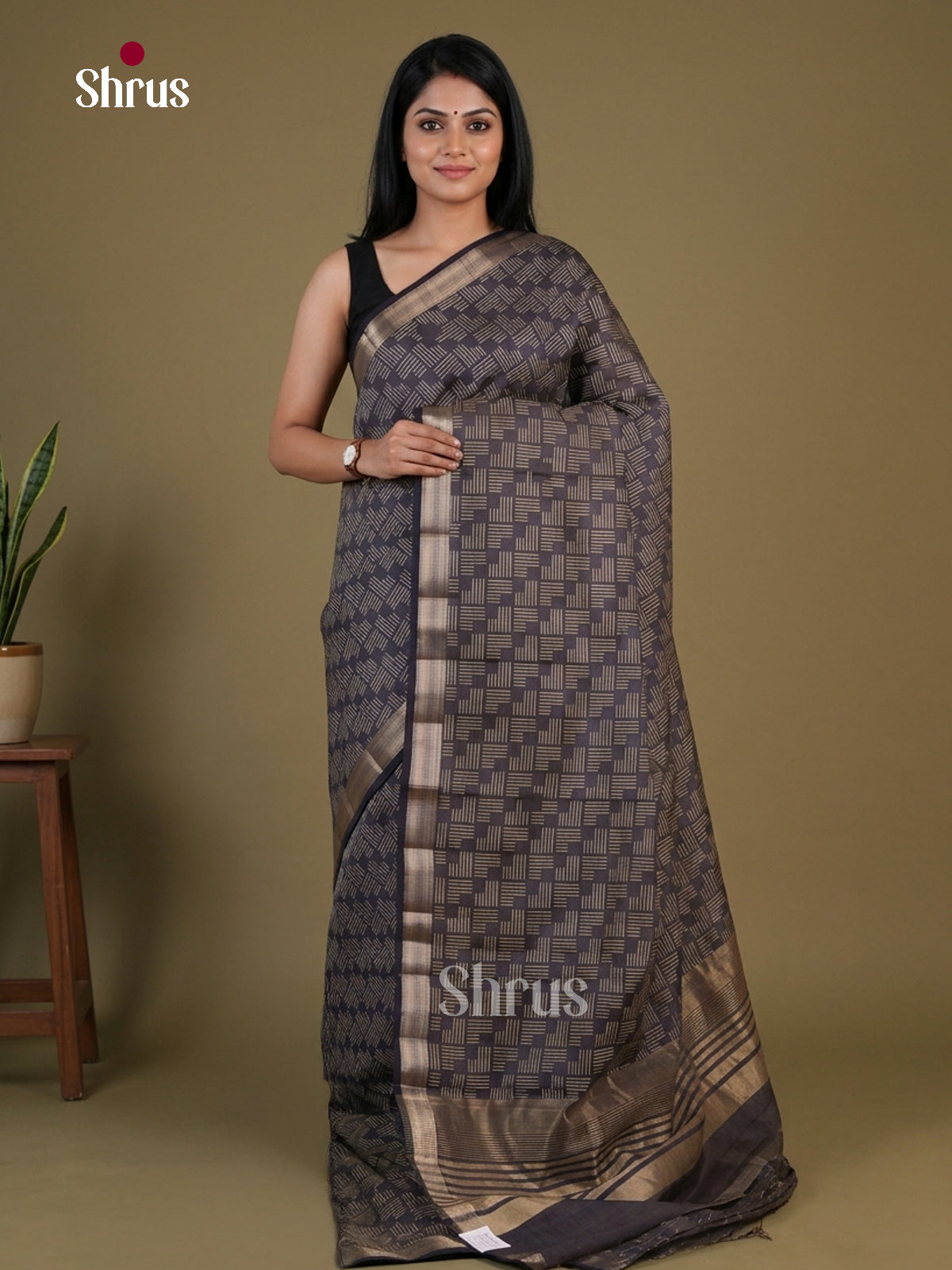 Semi Rawsilk Saree - EGS10111