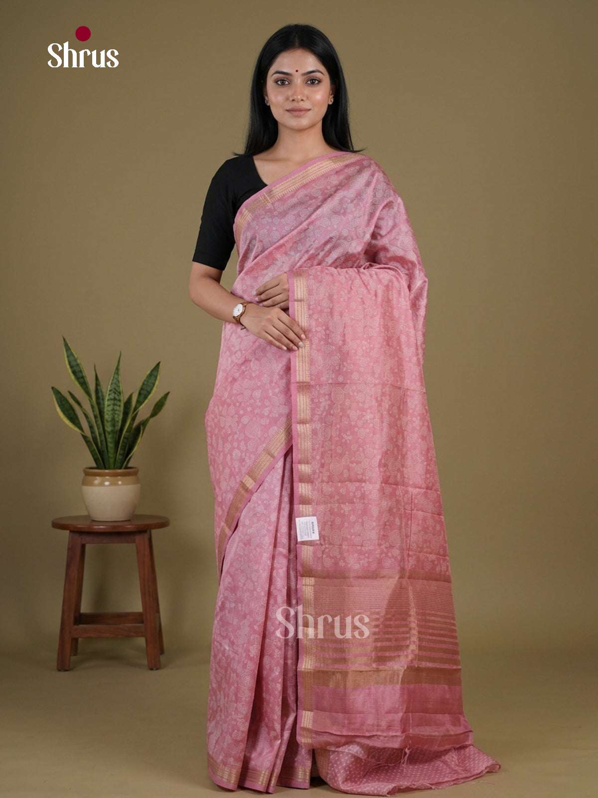 Semi Rawsilk Saree - EGS10117 - Shop on Shrus.com