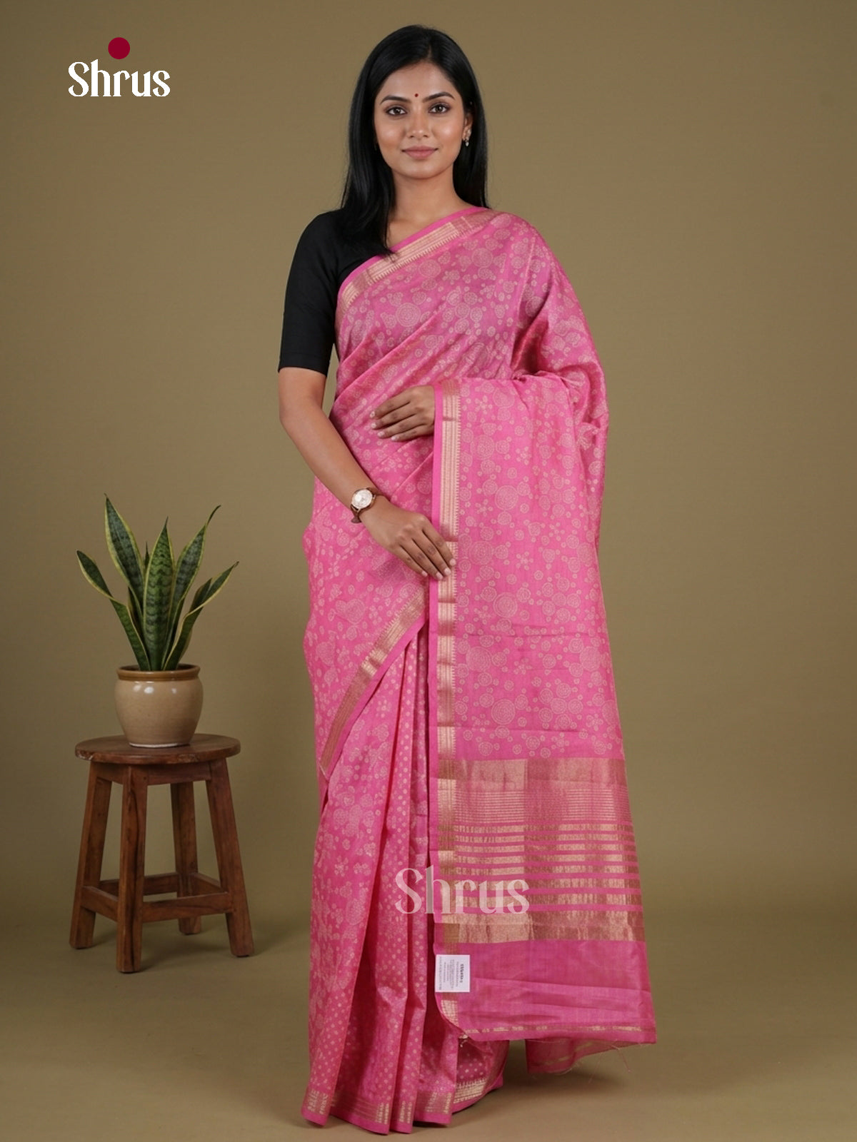 Semi Rawsilk Saree - EGS10142 - Shop on Shrus.com