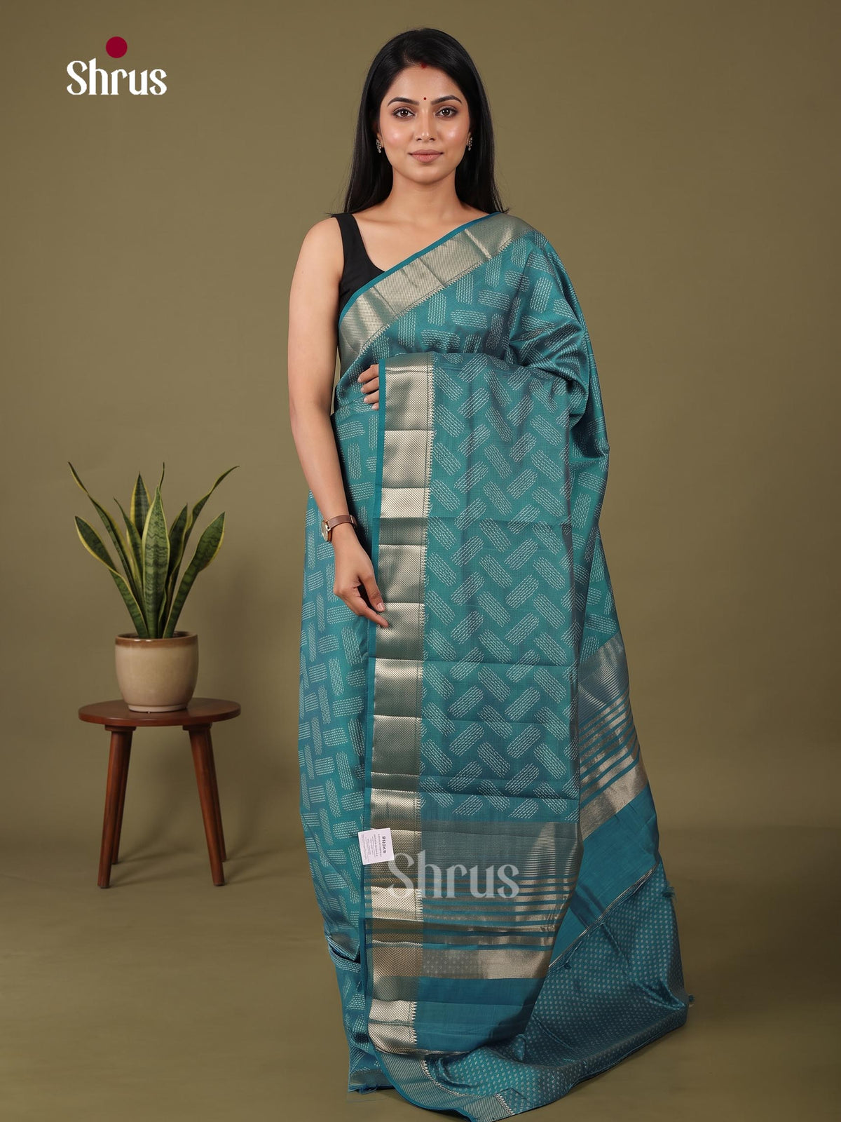 Semi Rawsilk Saree - EGS10183