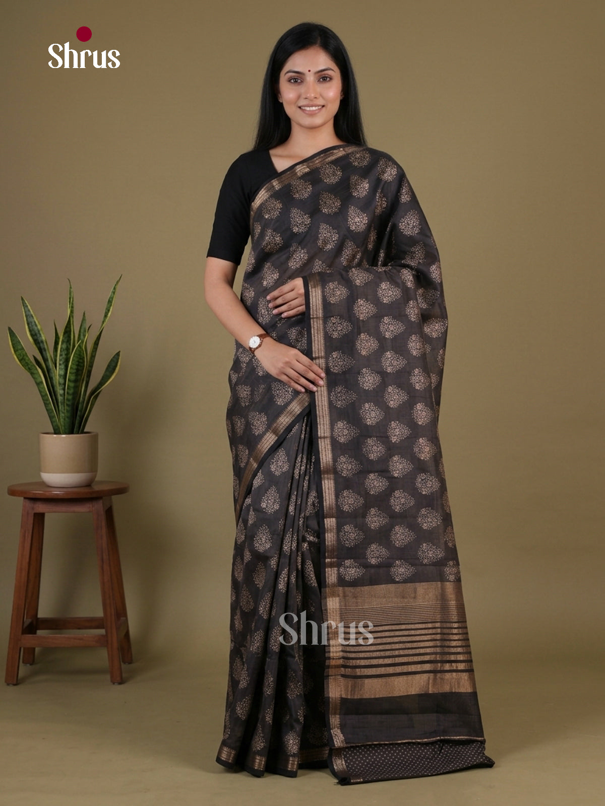 Semi Rawsilk Saree - EGS10242