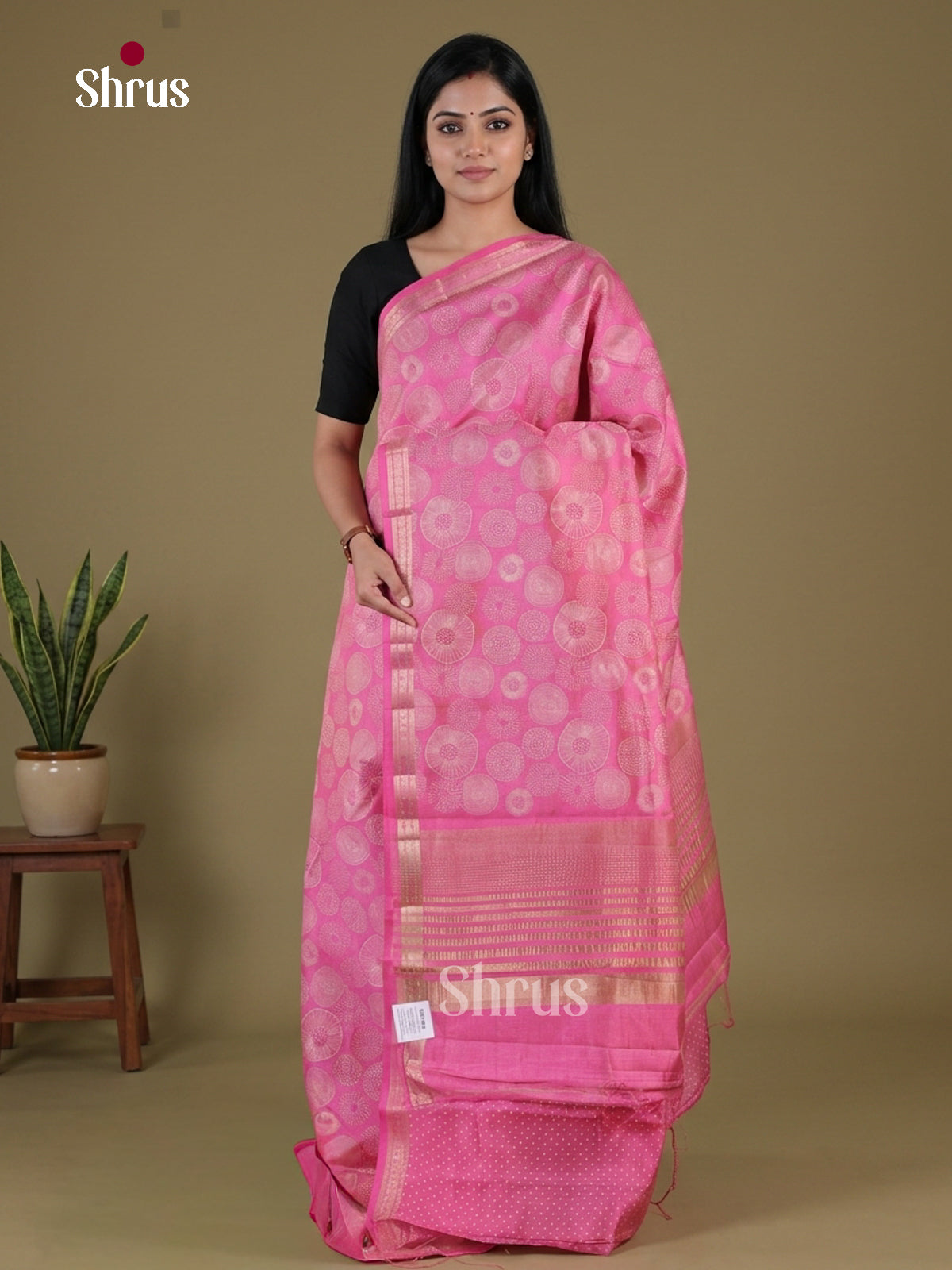 Semi Rawsilk Saree - EGS10309 - Shop on Shrus.com