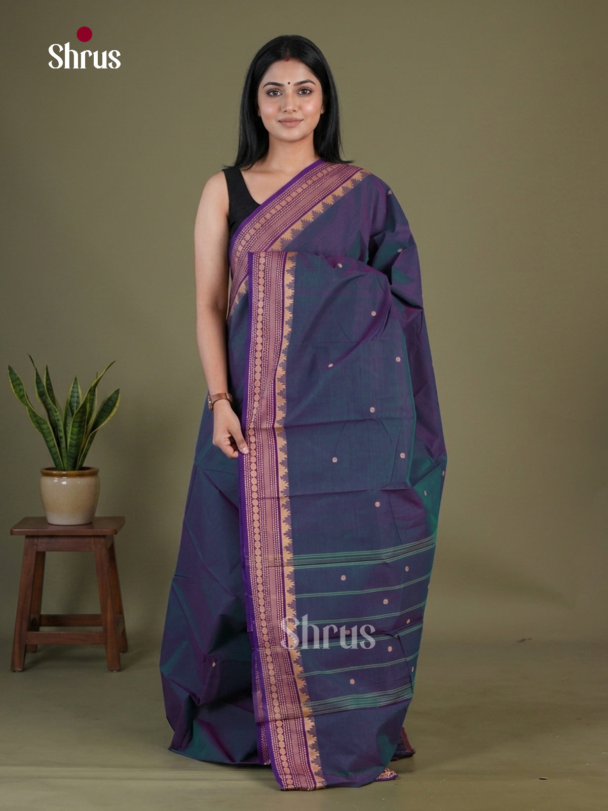 Chettinad Cotton Saree - EGS10383 - Shop on Shrus.com