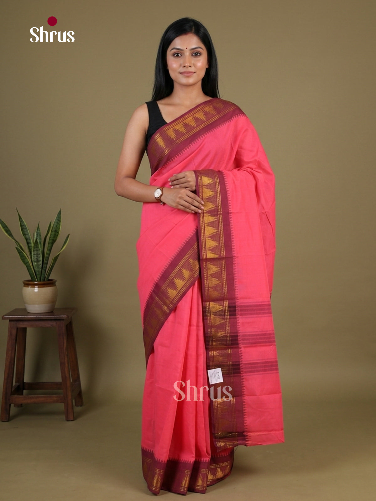 Chettinad Cotton Saree - EGS11131 - Shop on Shrus.com