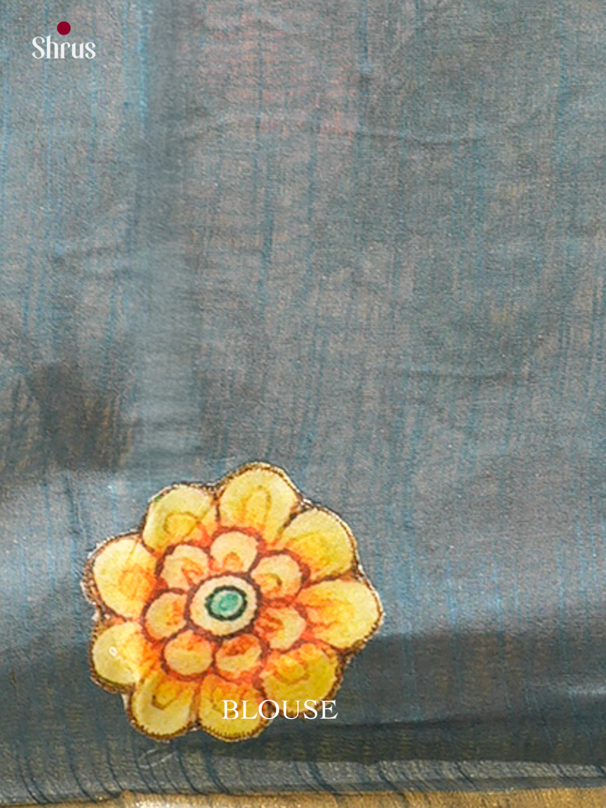 Kalamkari Applique Saree - EGS13057