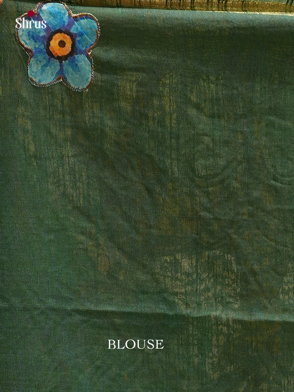 Kalamkari Applique Saree - EGS13059