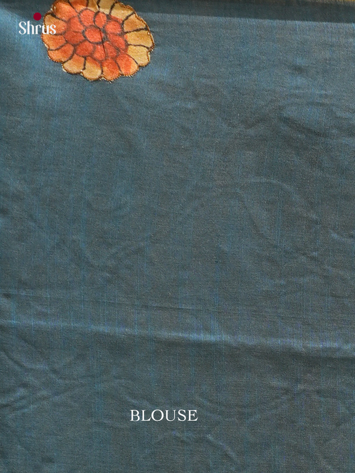 Kalamkari Applique Saree - EGS13074