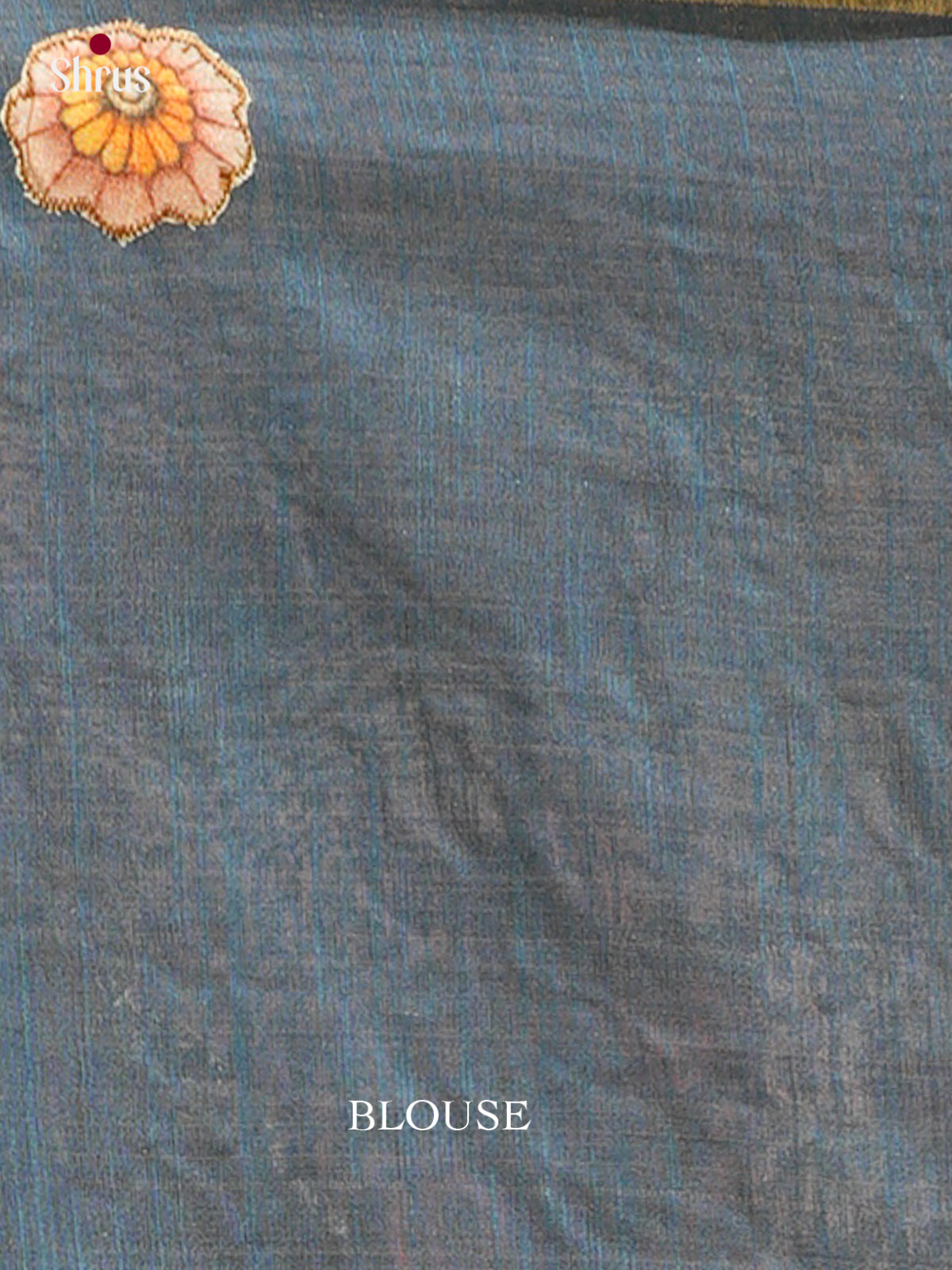 Kalamkari Applique Saree - EGS13147