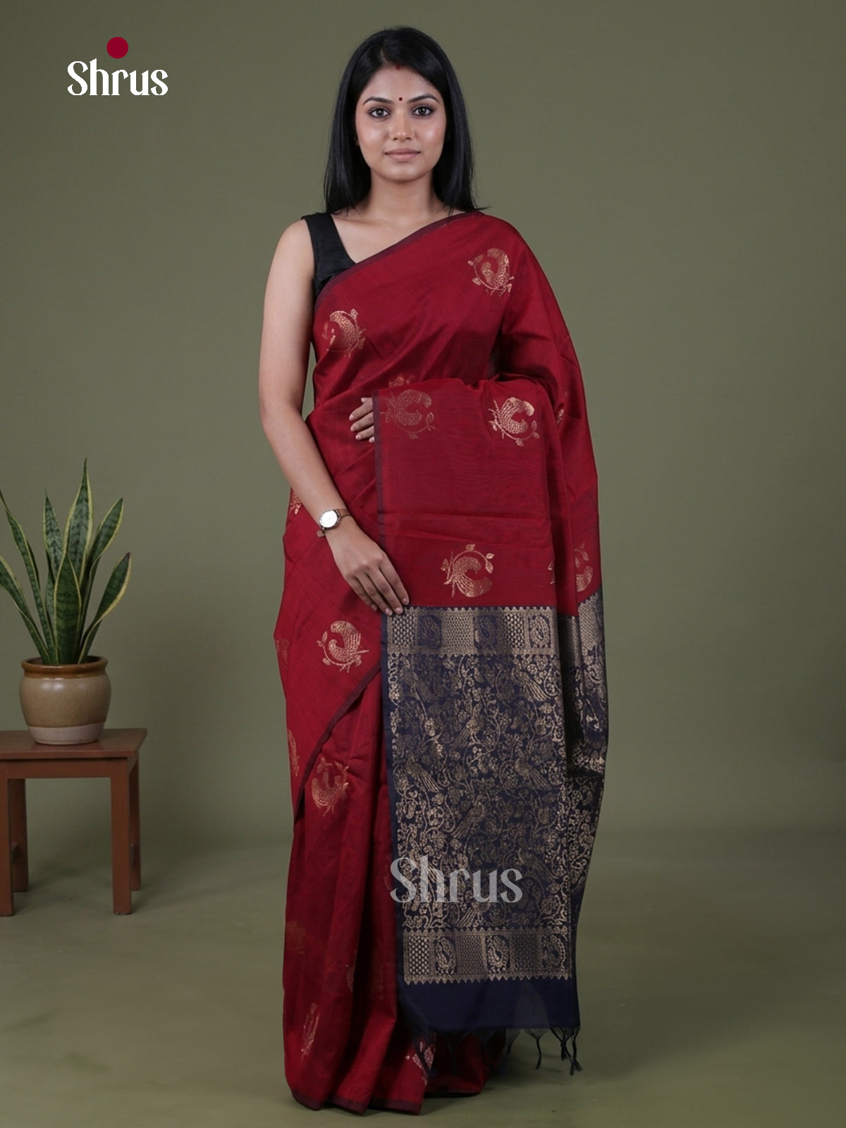 Semi Silkcotton Saree - EGS17025