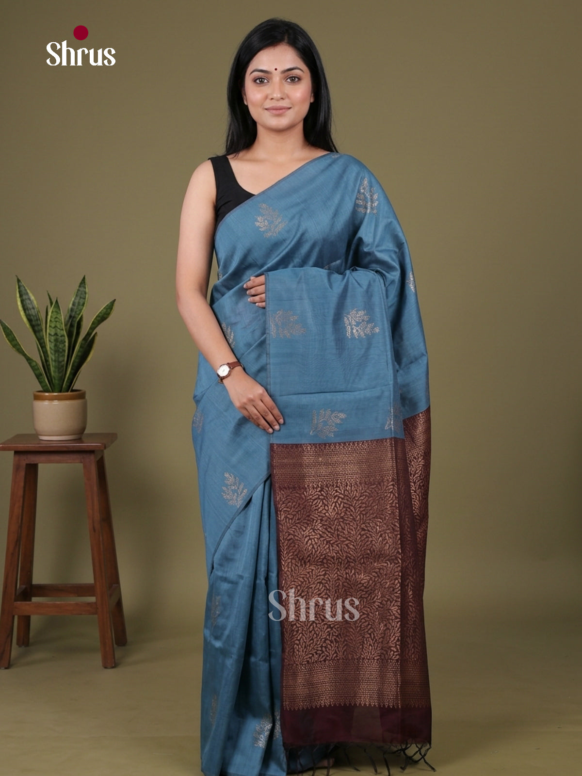 Semi Silkcotton Saree - EGS17032