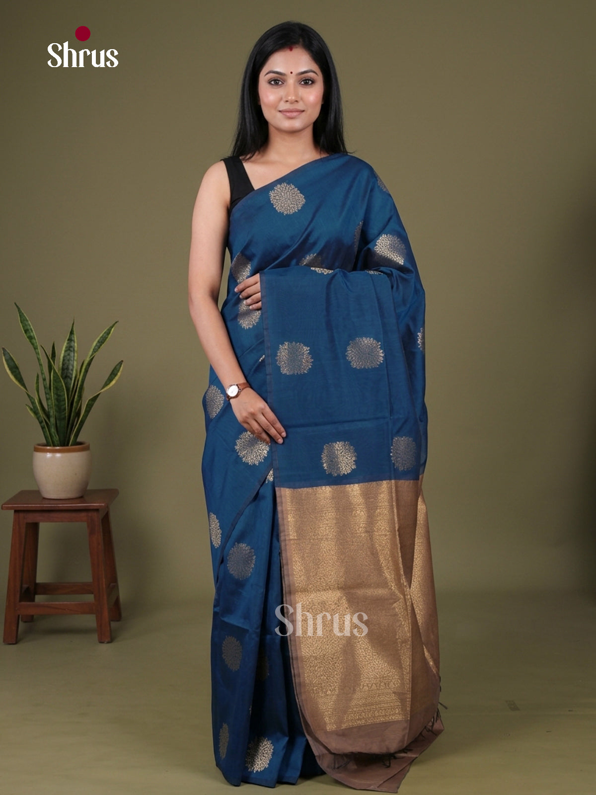 Semi Silkcotton Saree - EGS17033