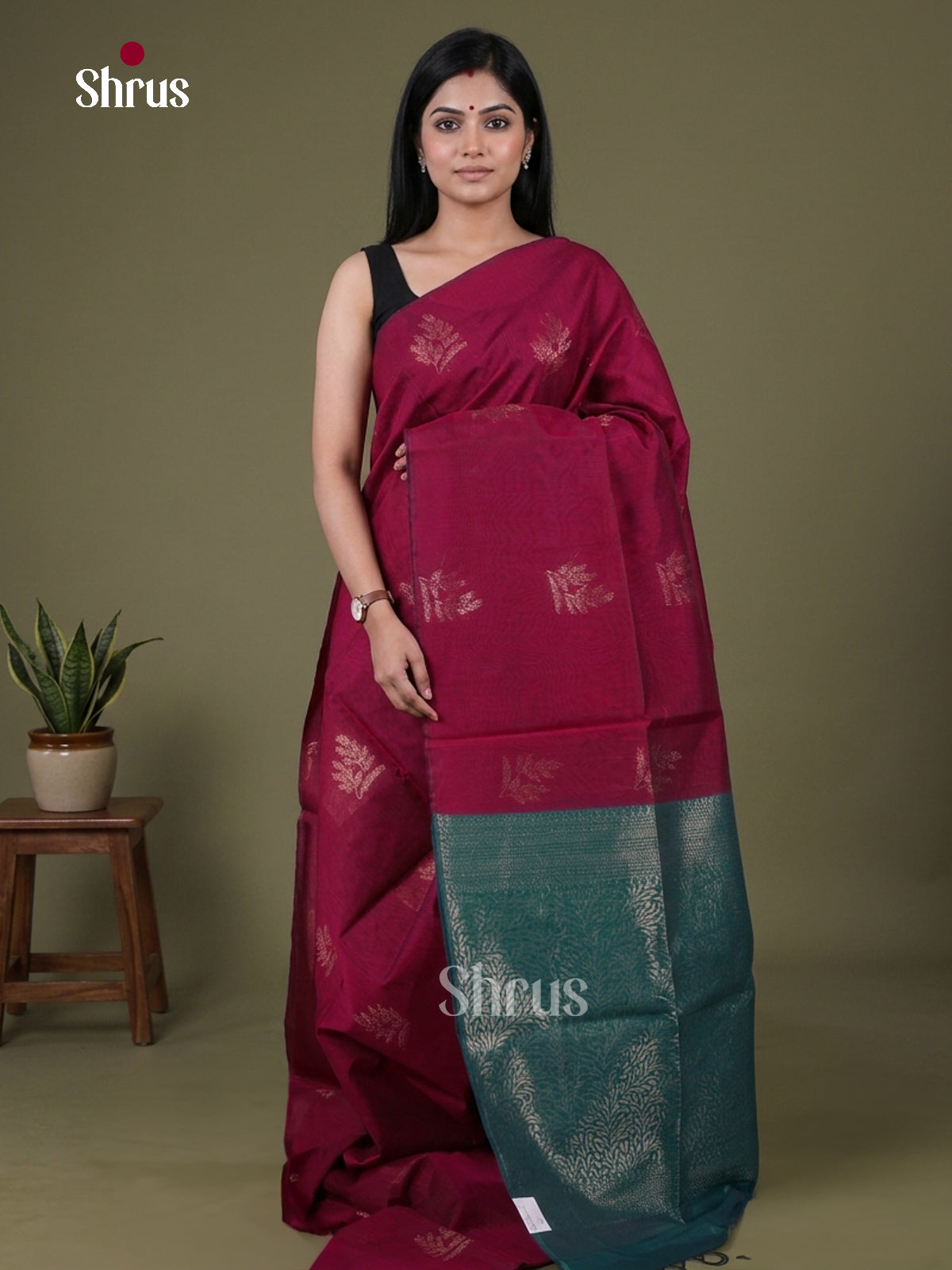 Semi Silkcotton Saree - EGS17035
