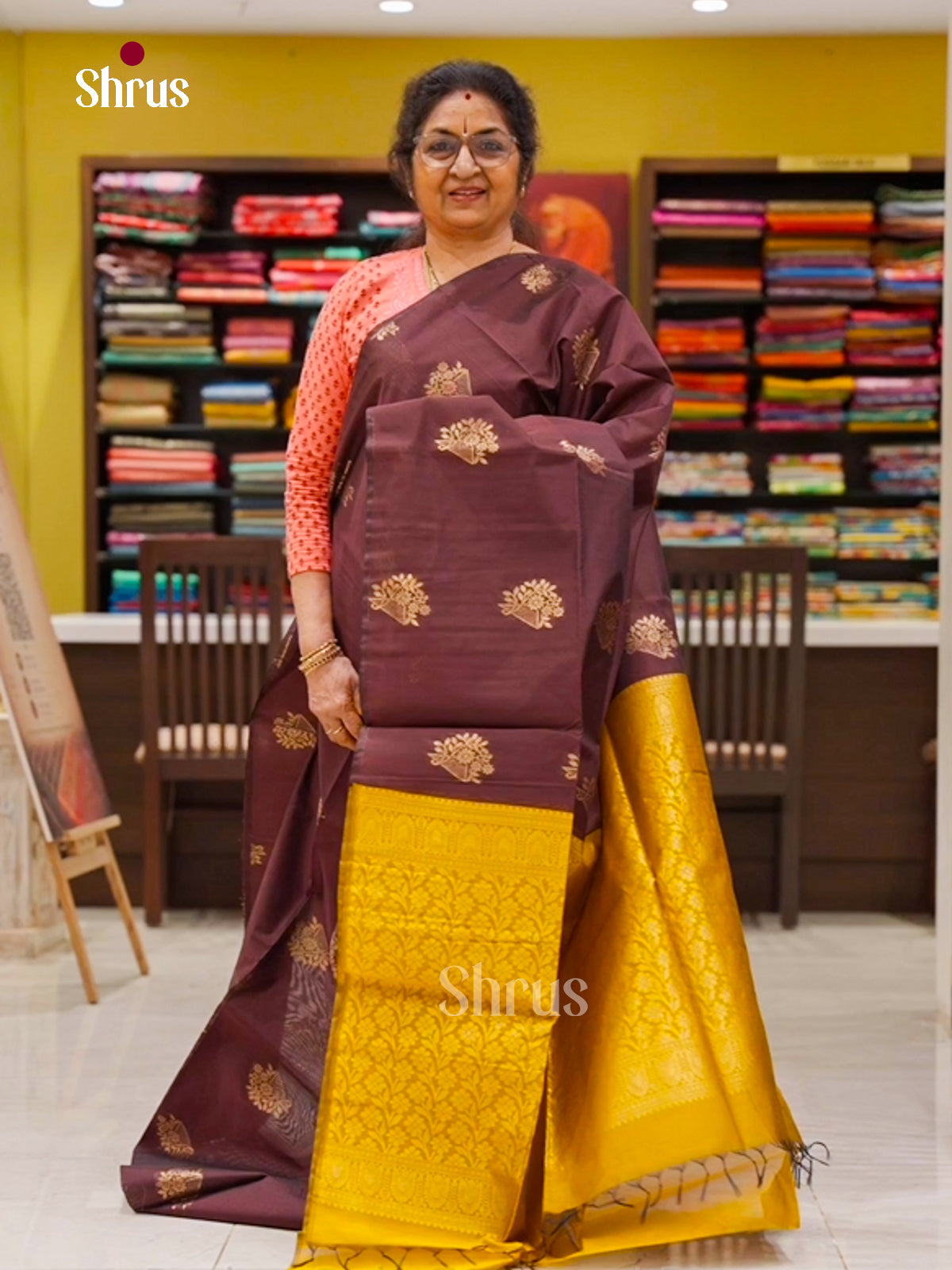 Semi Silkcotton Saree - EGS17037 - Shop on Shrus.com