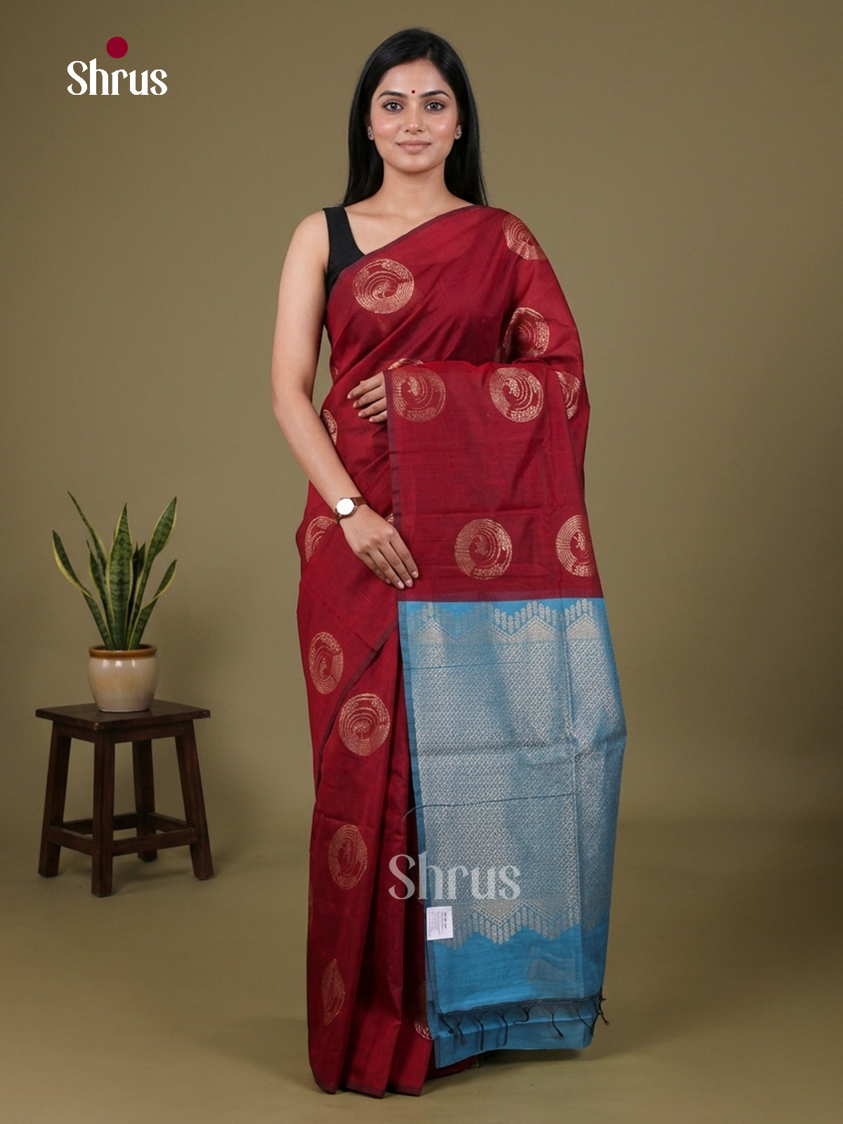 Semi Silkcotton Saree - EGS17042