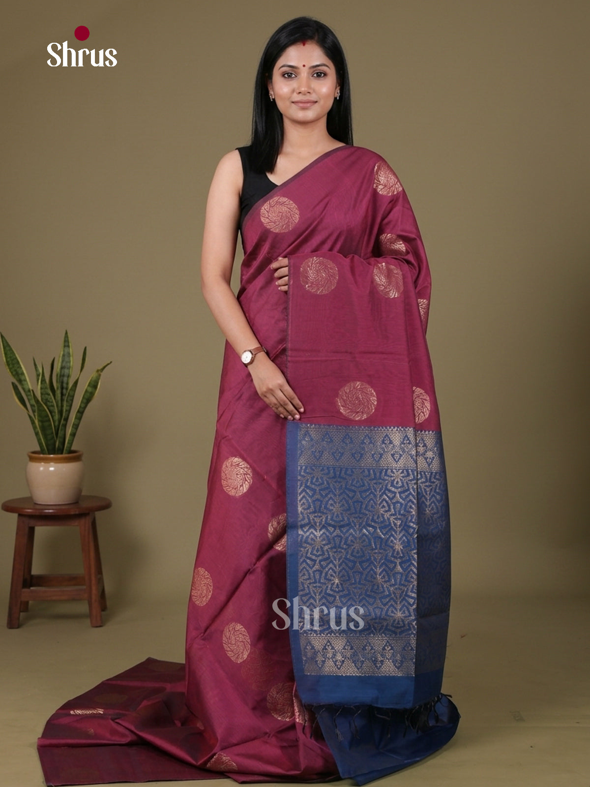 Semi Silkcotton Saree - EGS17058