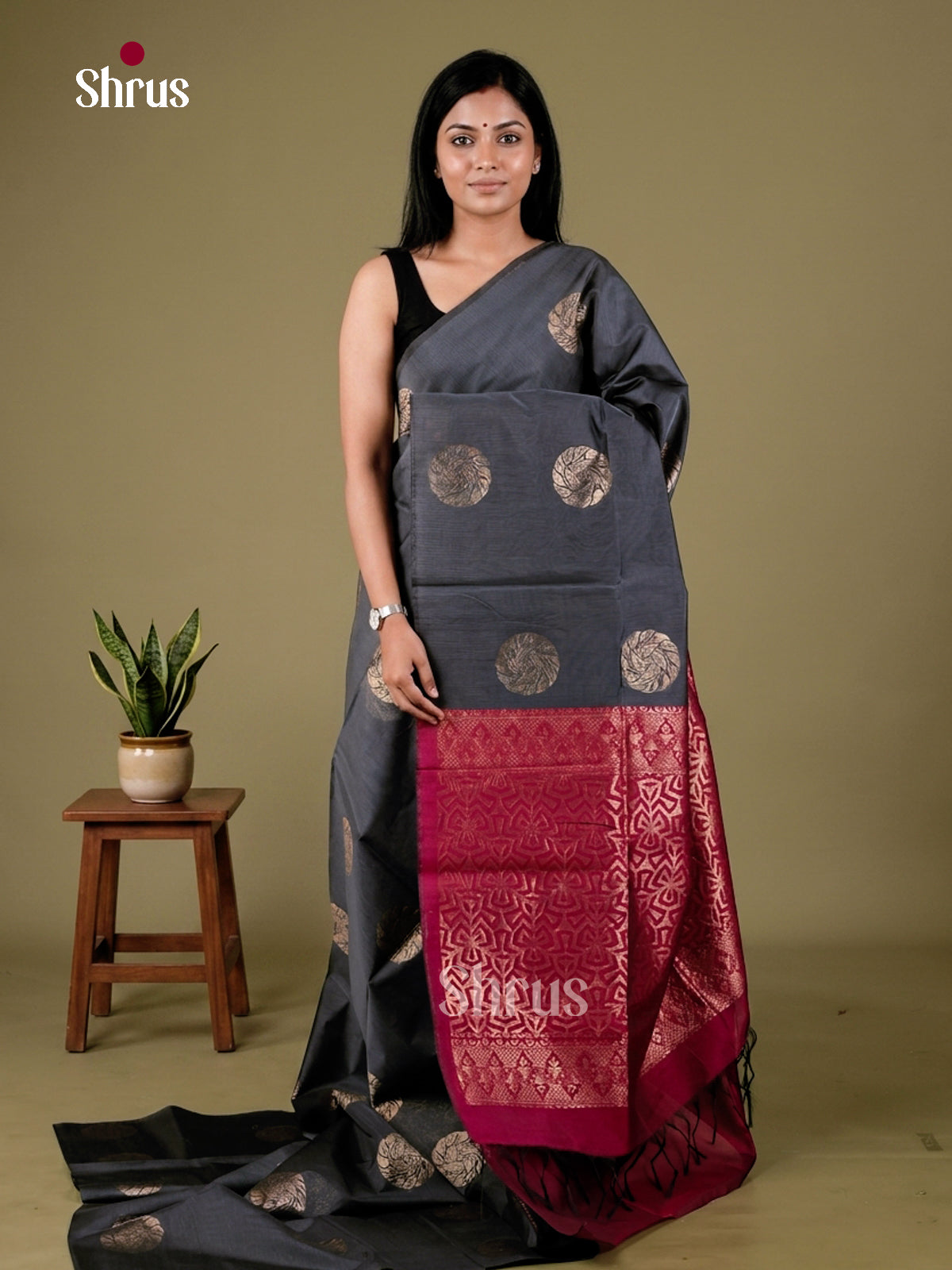 Semi Silkcotton Saree - EGS17062