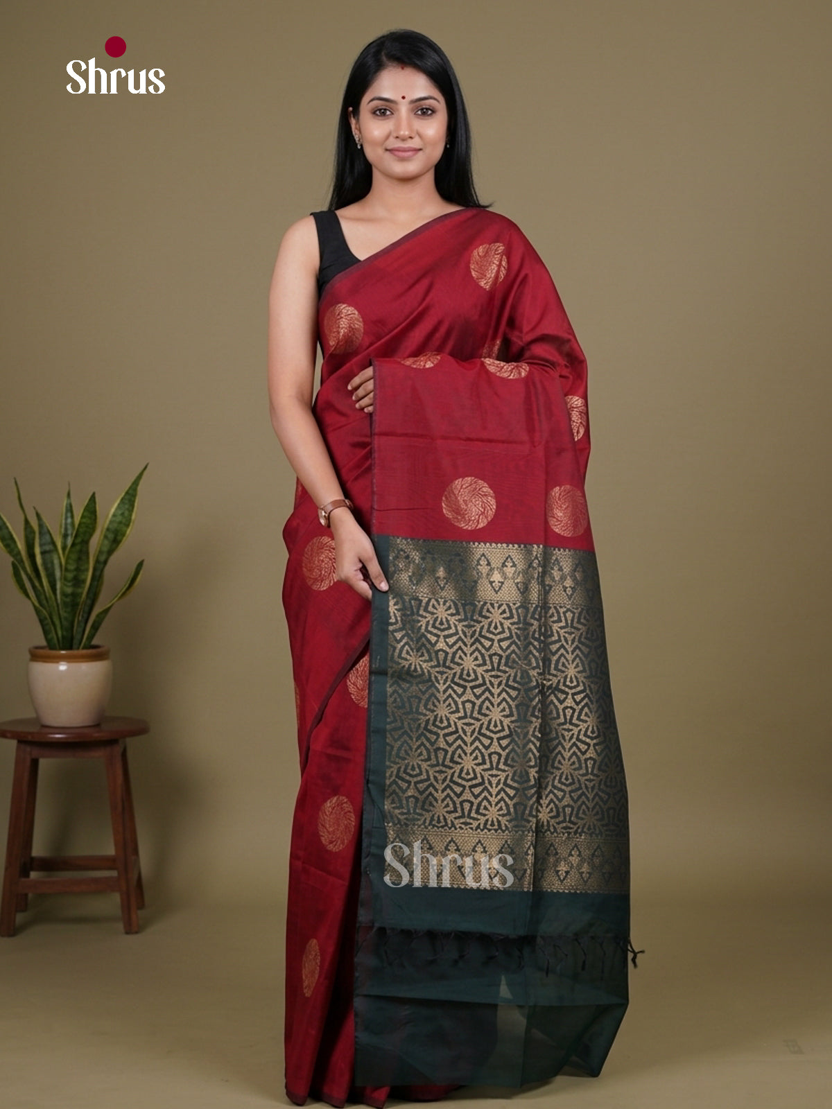 Semi Silkcotton Saree - EGS17064
