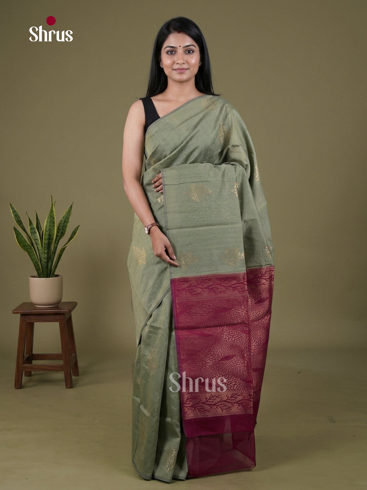 Semi Silkcotton Saree - EGS17067