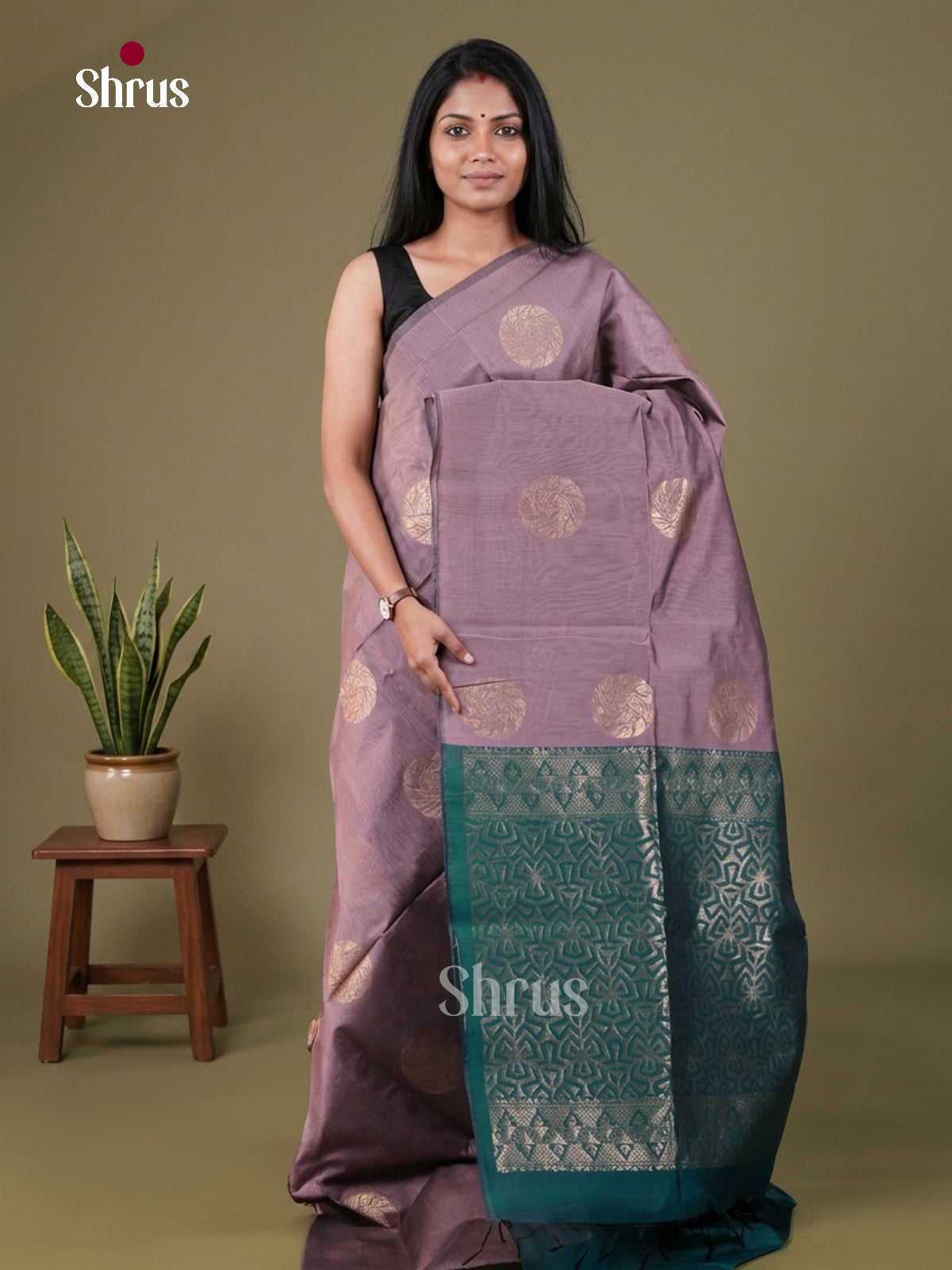 Semi Silkcotton Saree - EGS17068