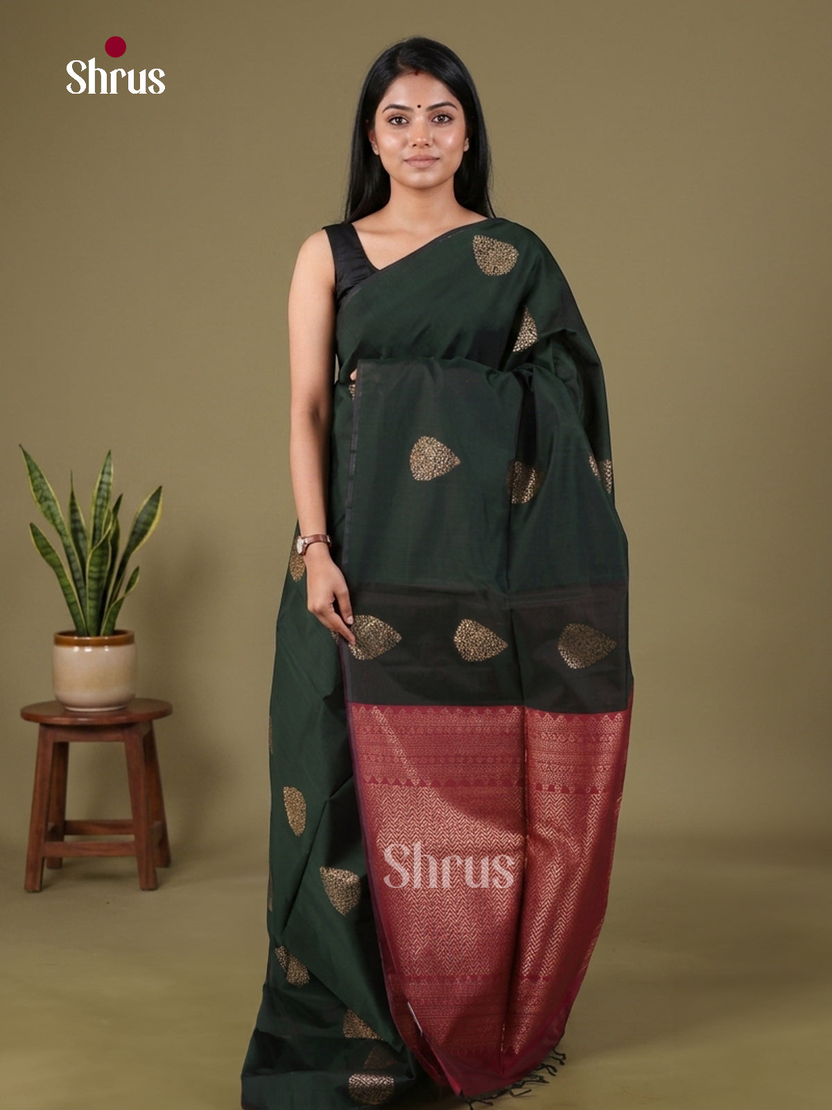 Semi Silkcotton Saree - EGS17074