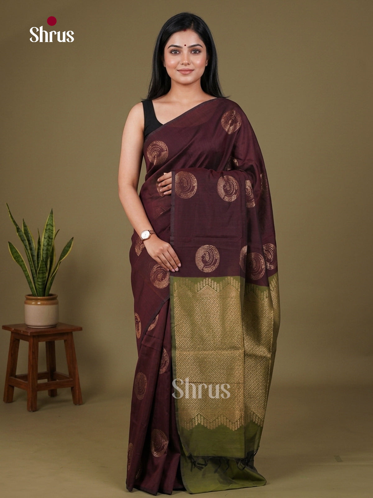 Semi Silkcotton Saree - EGS17078