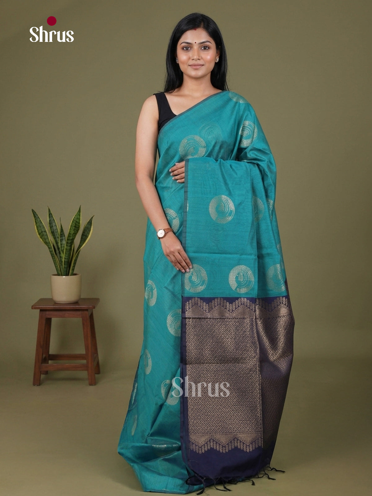 Semi Silkcotton Saree - EGS17085