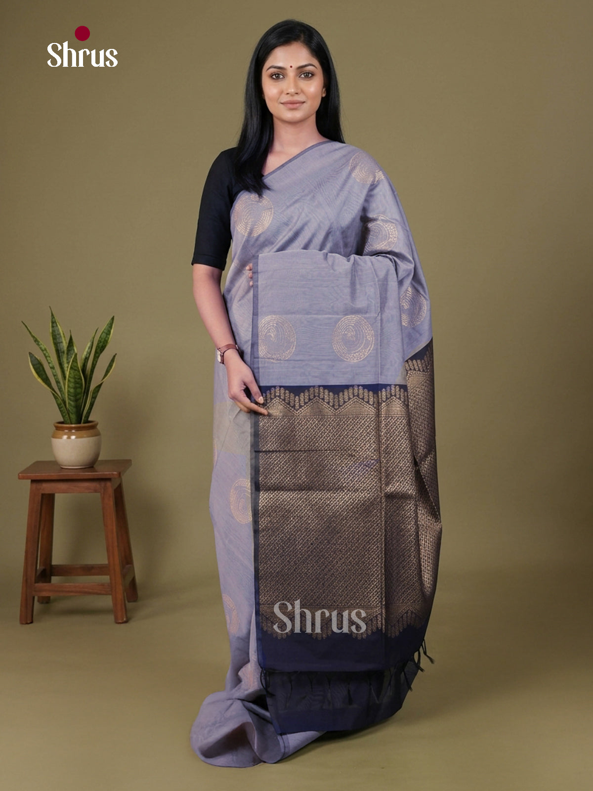 Semi Silkcotton Saree - EGS17088
