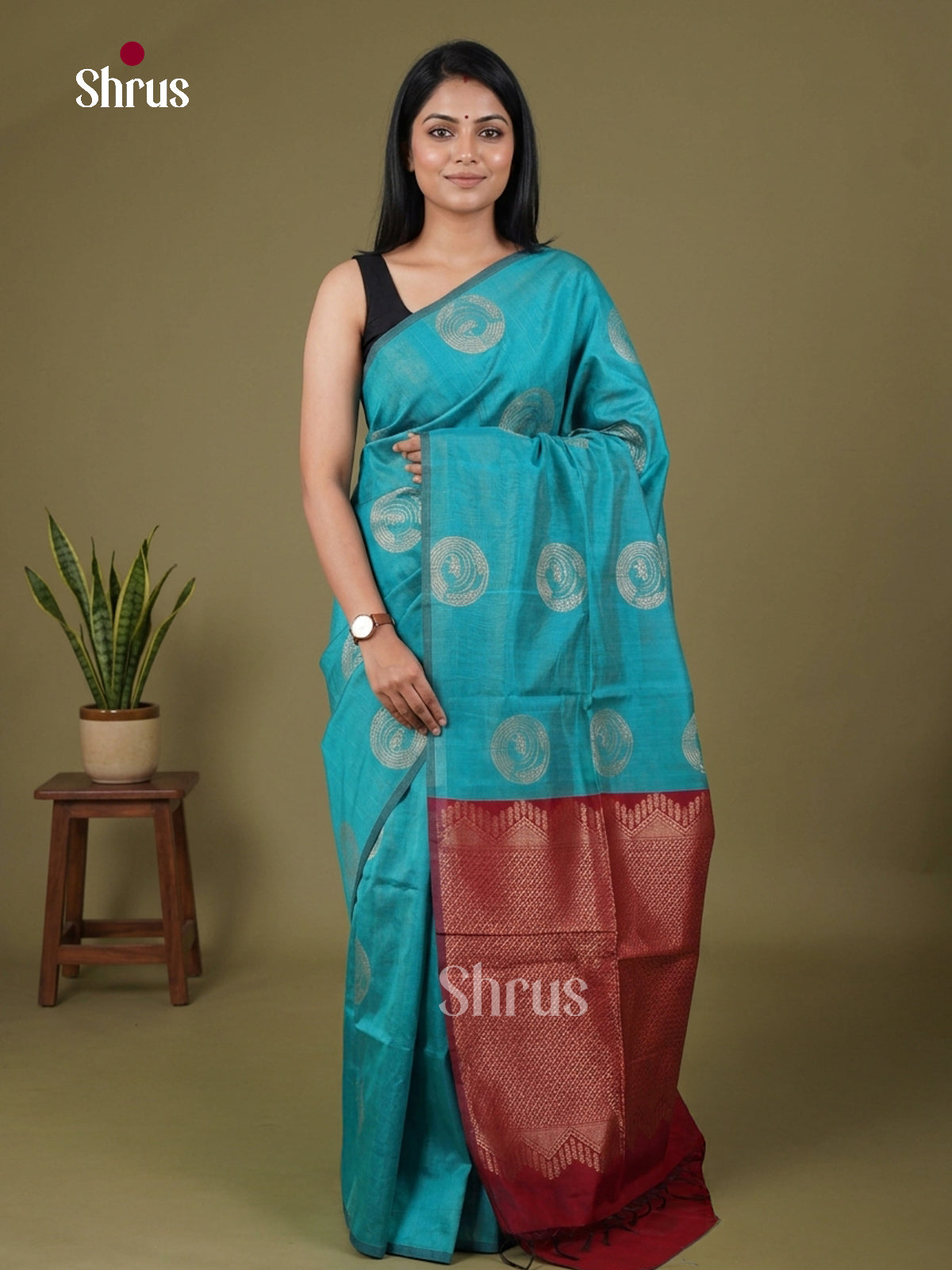 Semi Silkcotton Saree - EGS17095