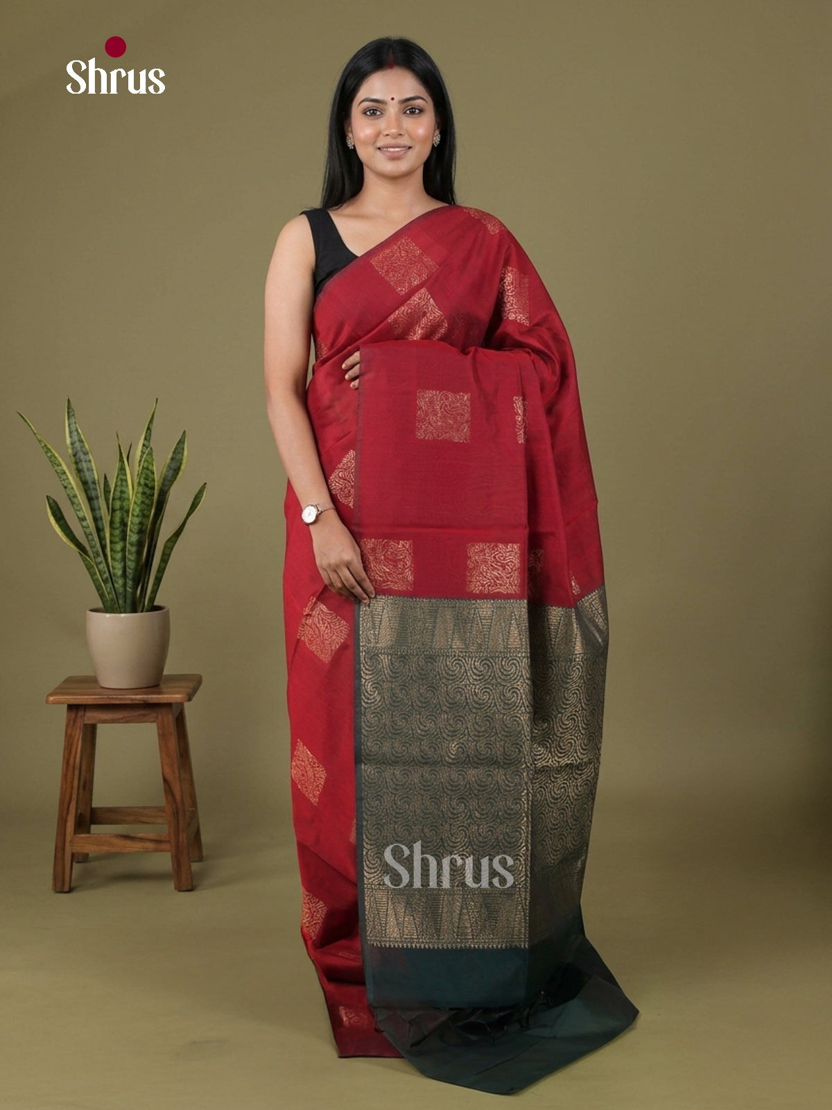 Semi Silkcotton Saree - EGS17096