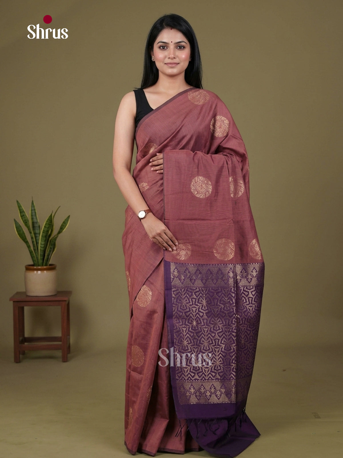 Semi Silkcotton Saree - EGS17104