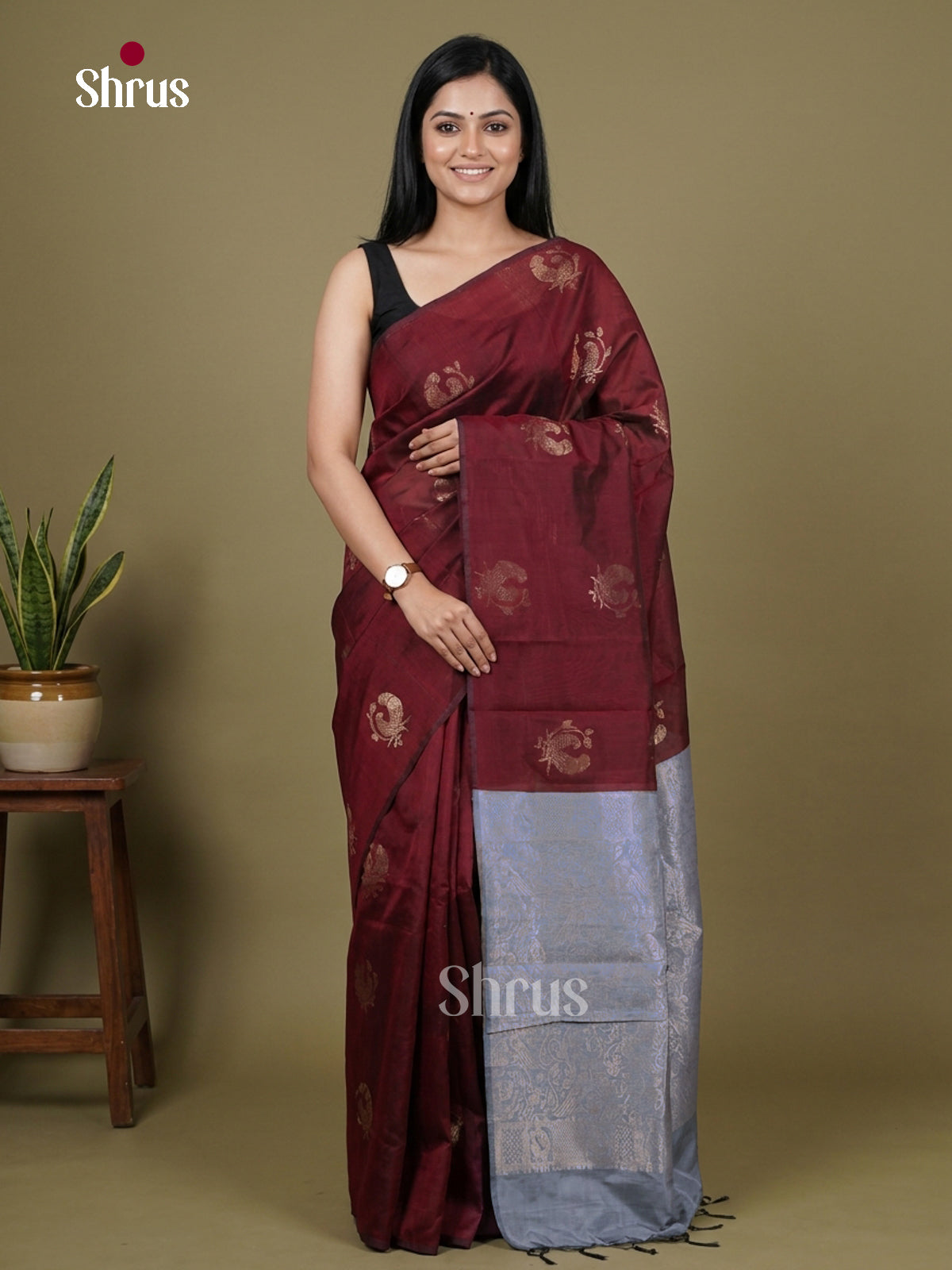 Semi Silkcotton Saree - EGS17109