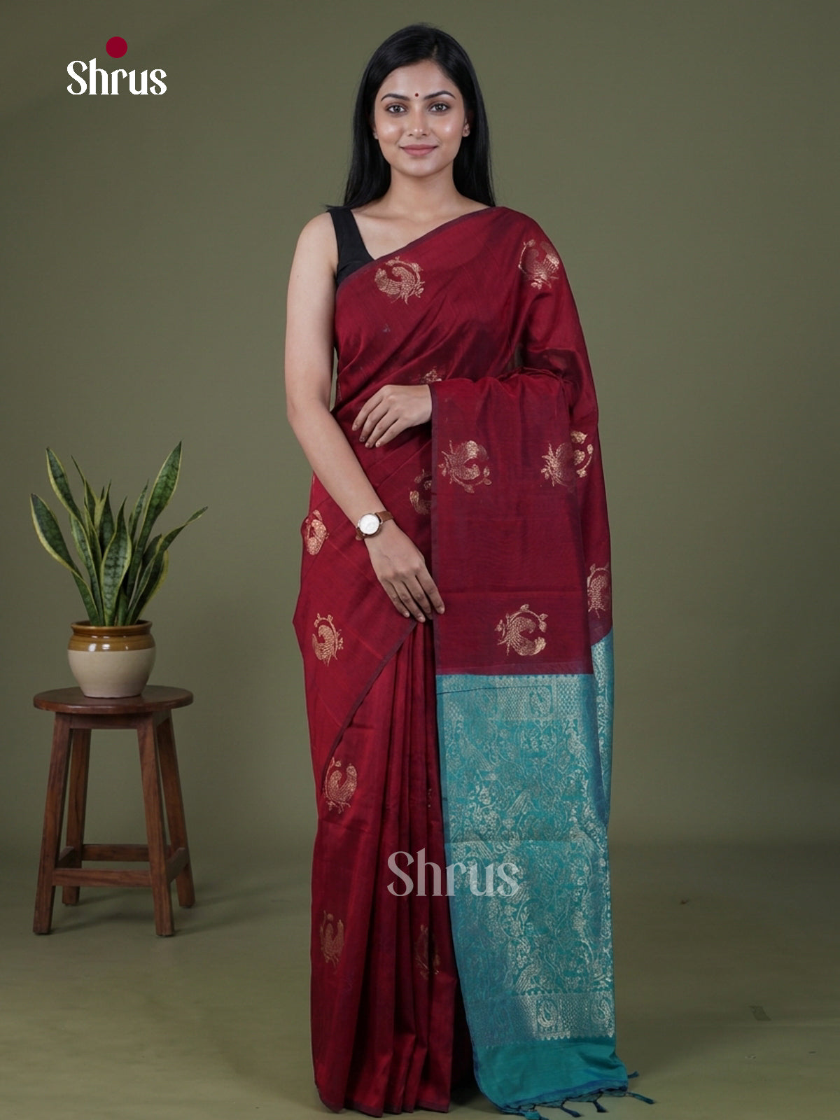 Semi Silkcotton Saree - EGS17111