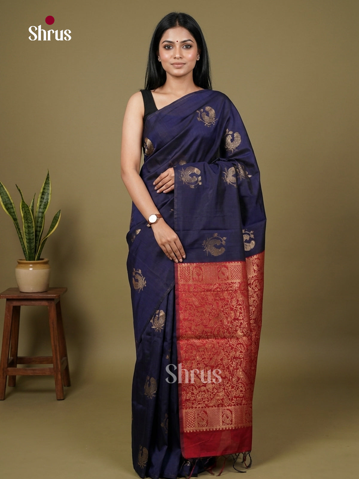 Semi Silkcotton Saree - EGS17113