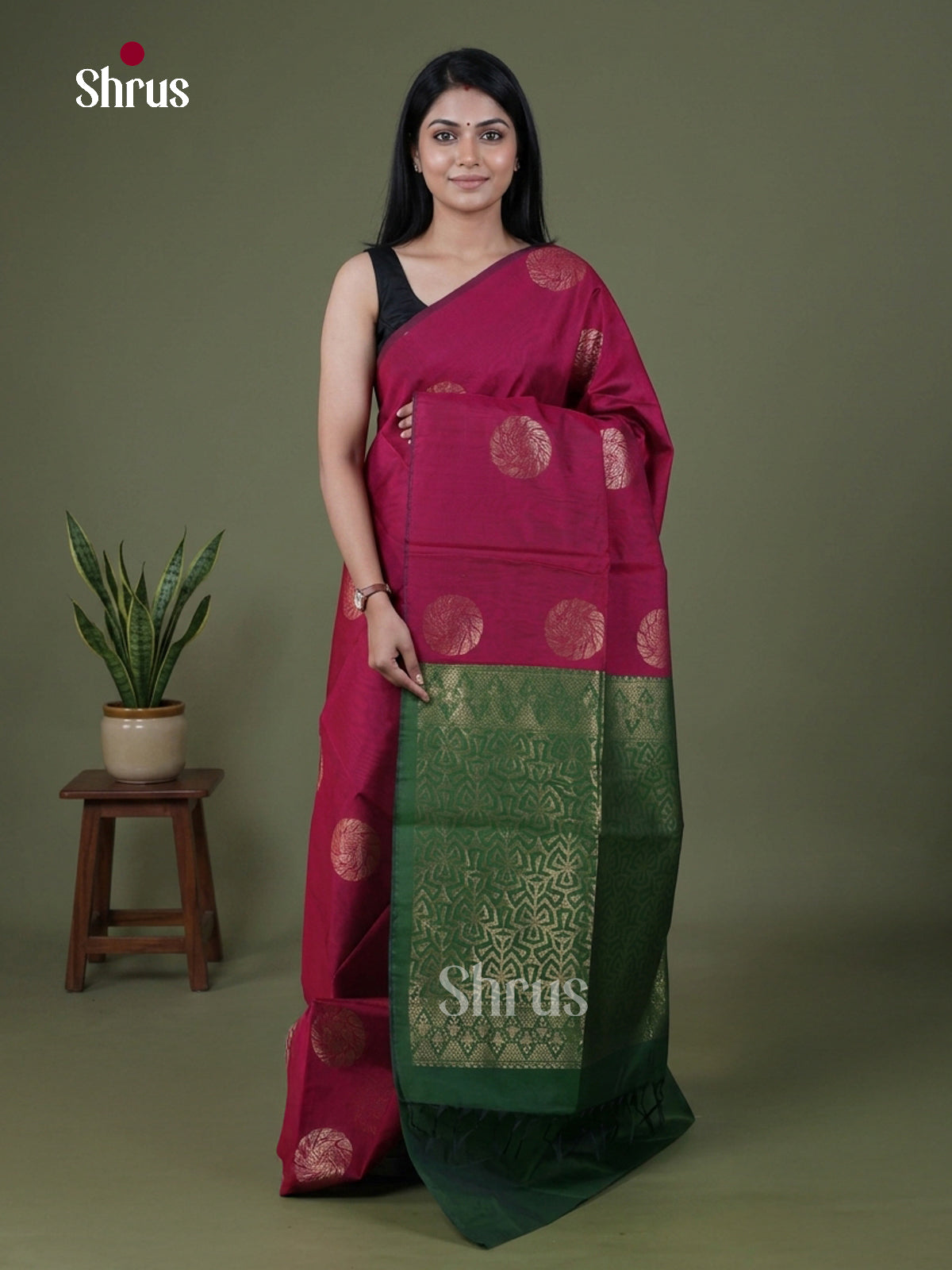 Semi Silkcotton Saree - EGS17115