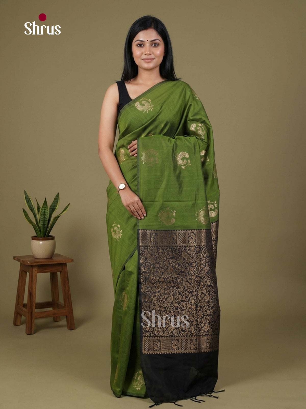 Semi Silkcotton Saree - EGS17119